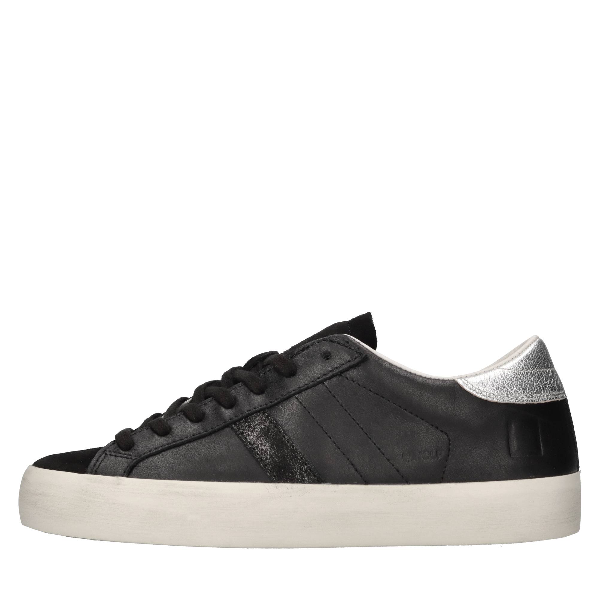 D.a.t.e. Schwarze Sneaker