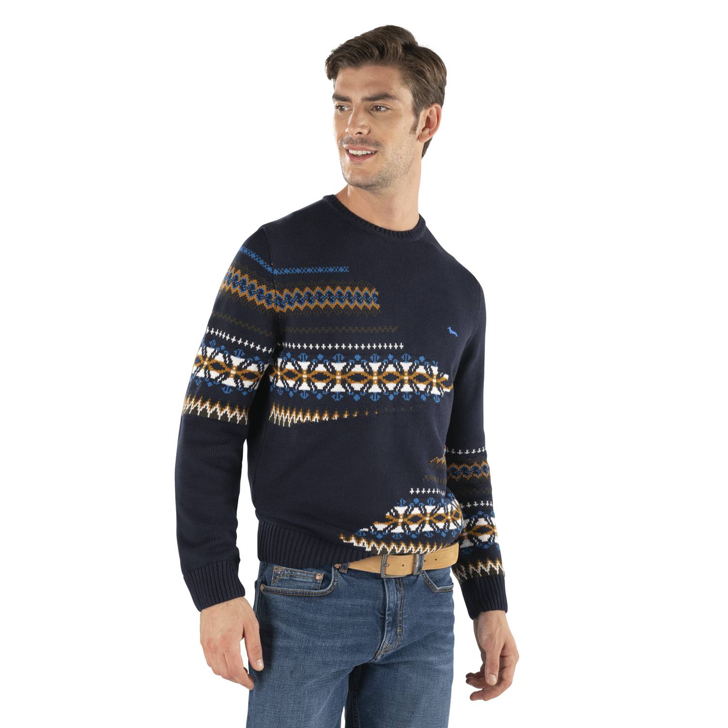Harmont-blaine Harmont & Blaine Sweaters Blue In Blu Blu E Verdi