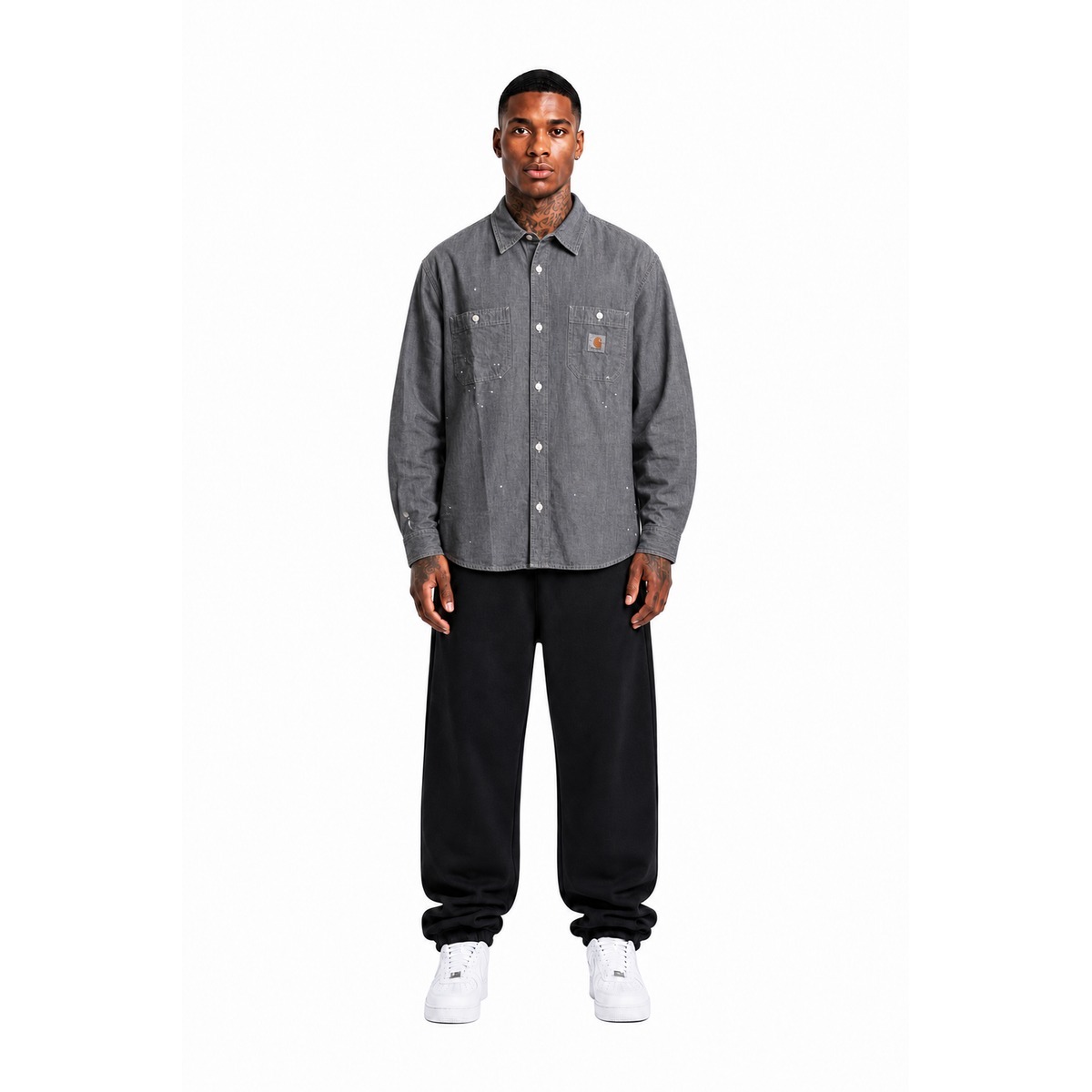 Carhartt Overhemden zwart