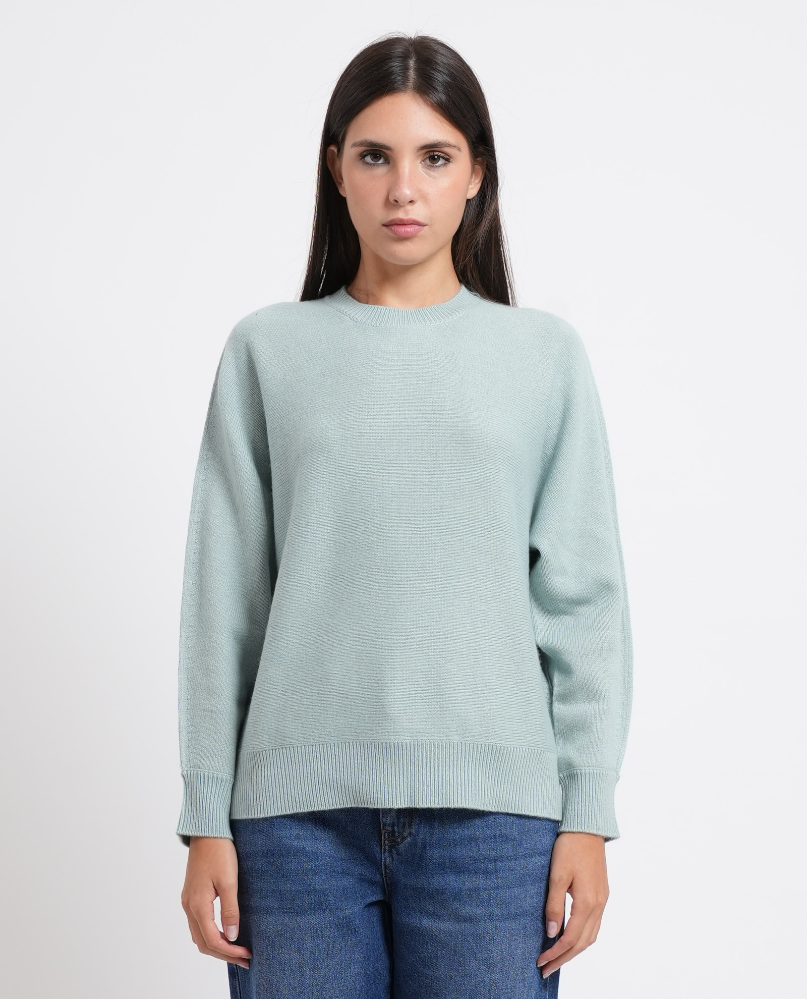 Iblues Sweaters In Verde Blu E Verdi