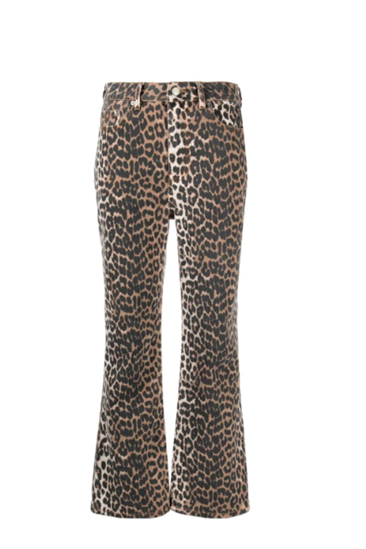 Ganni Jeans Leopard