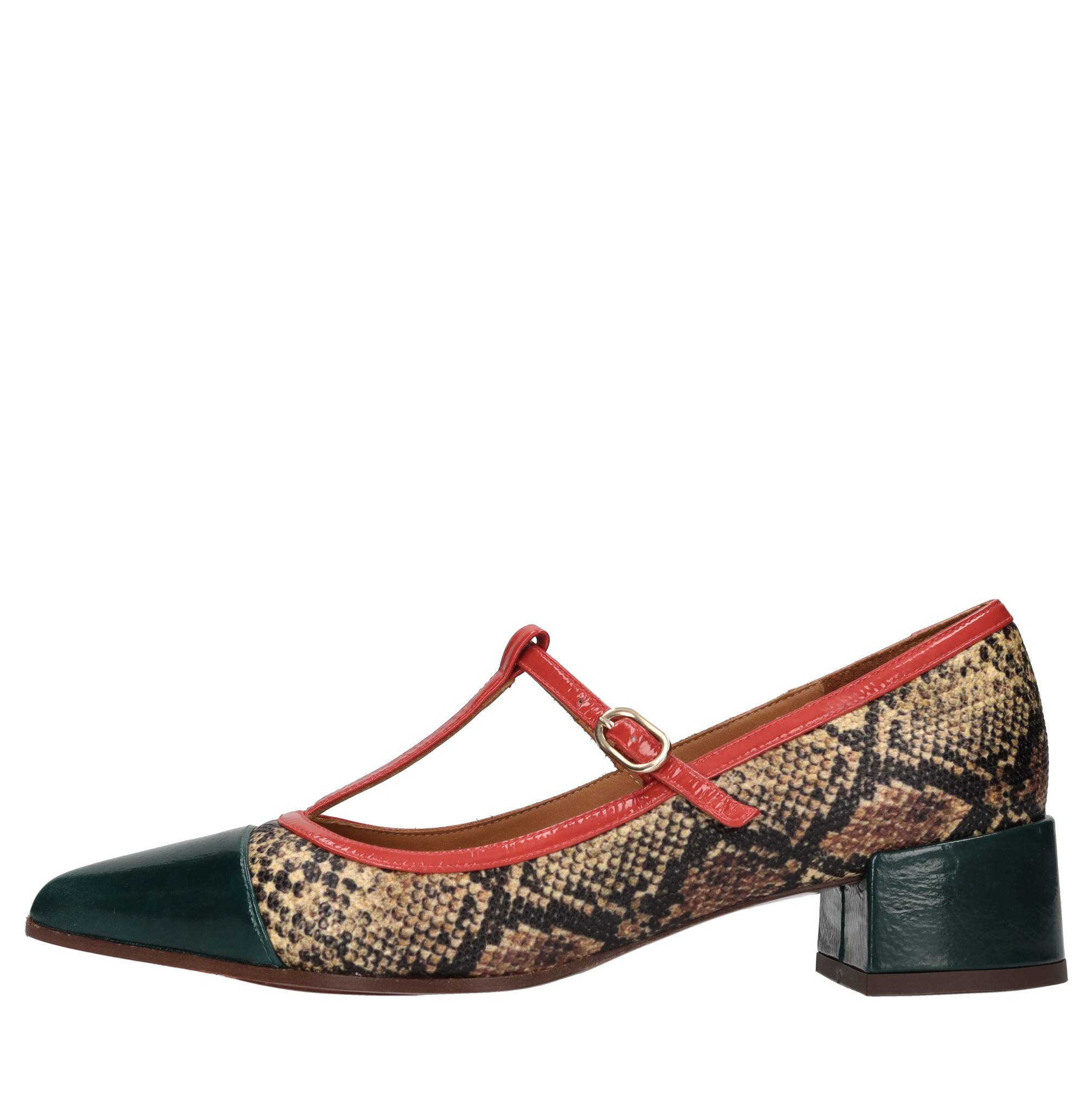 Chie Mihara Schoenen met multicolor hiel