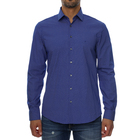 Calvin Klein Shirts Blaue Wolle