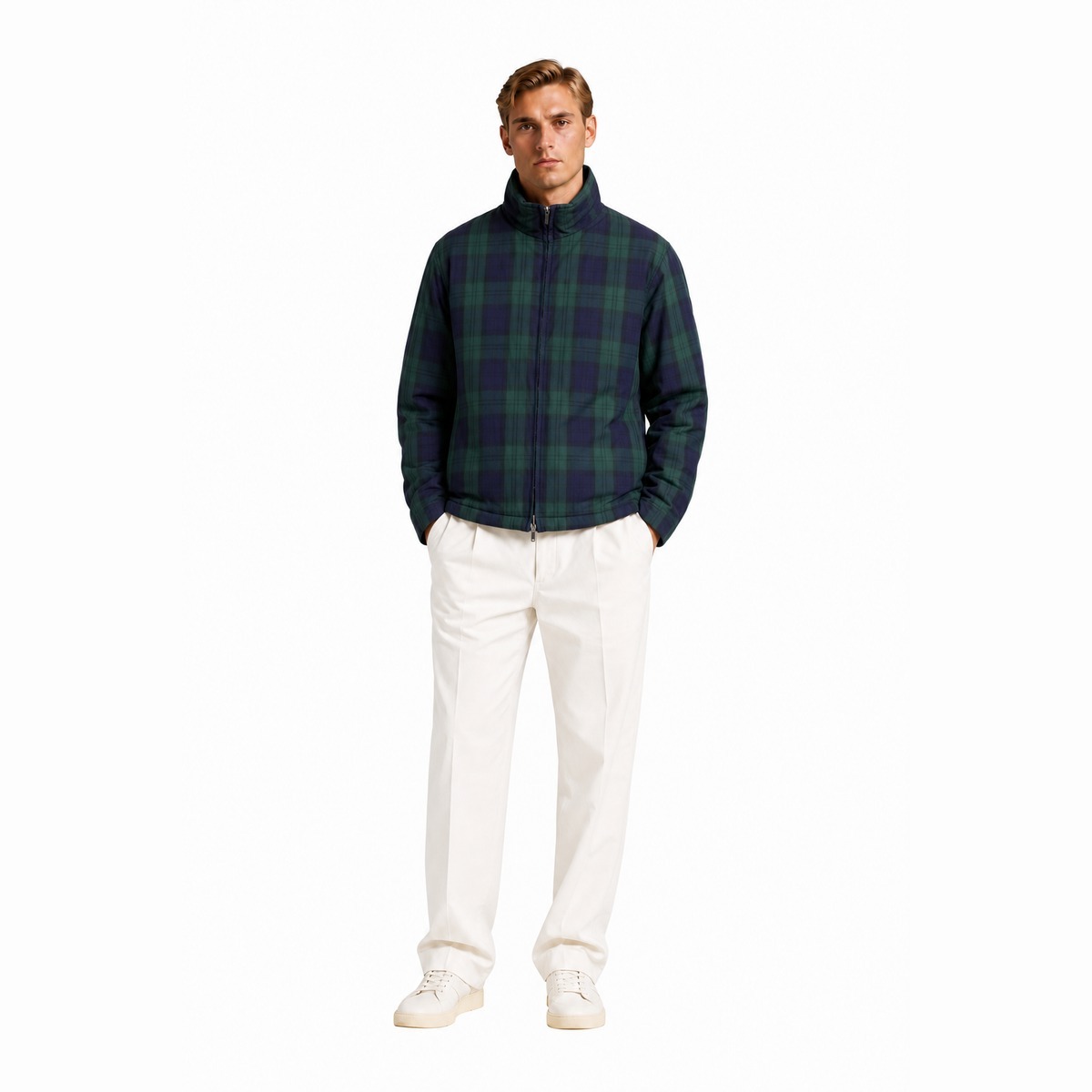 K-way Jacken Tartan