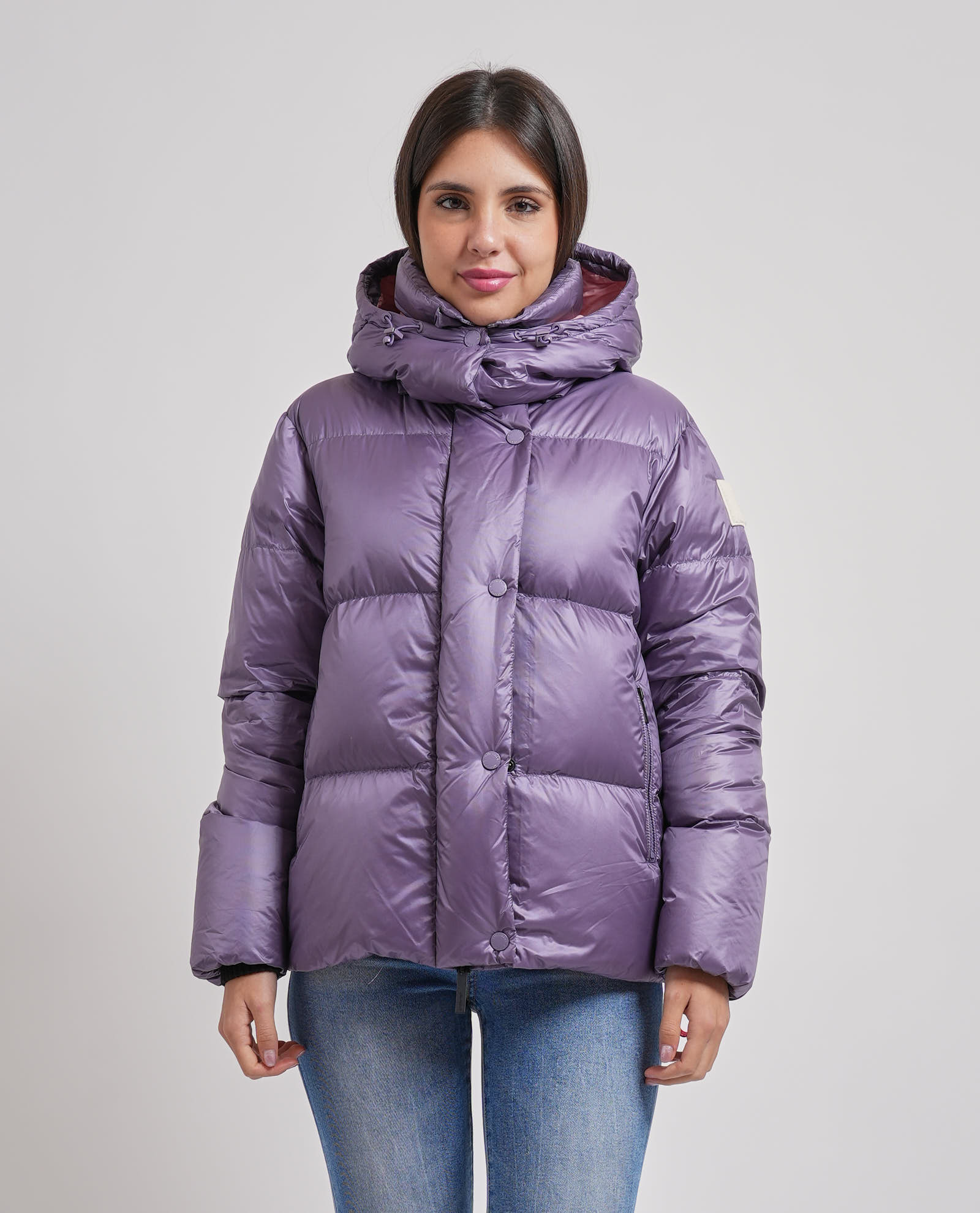 After Label Coats In Viola Scuri