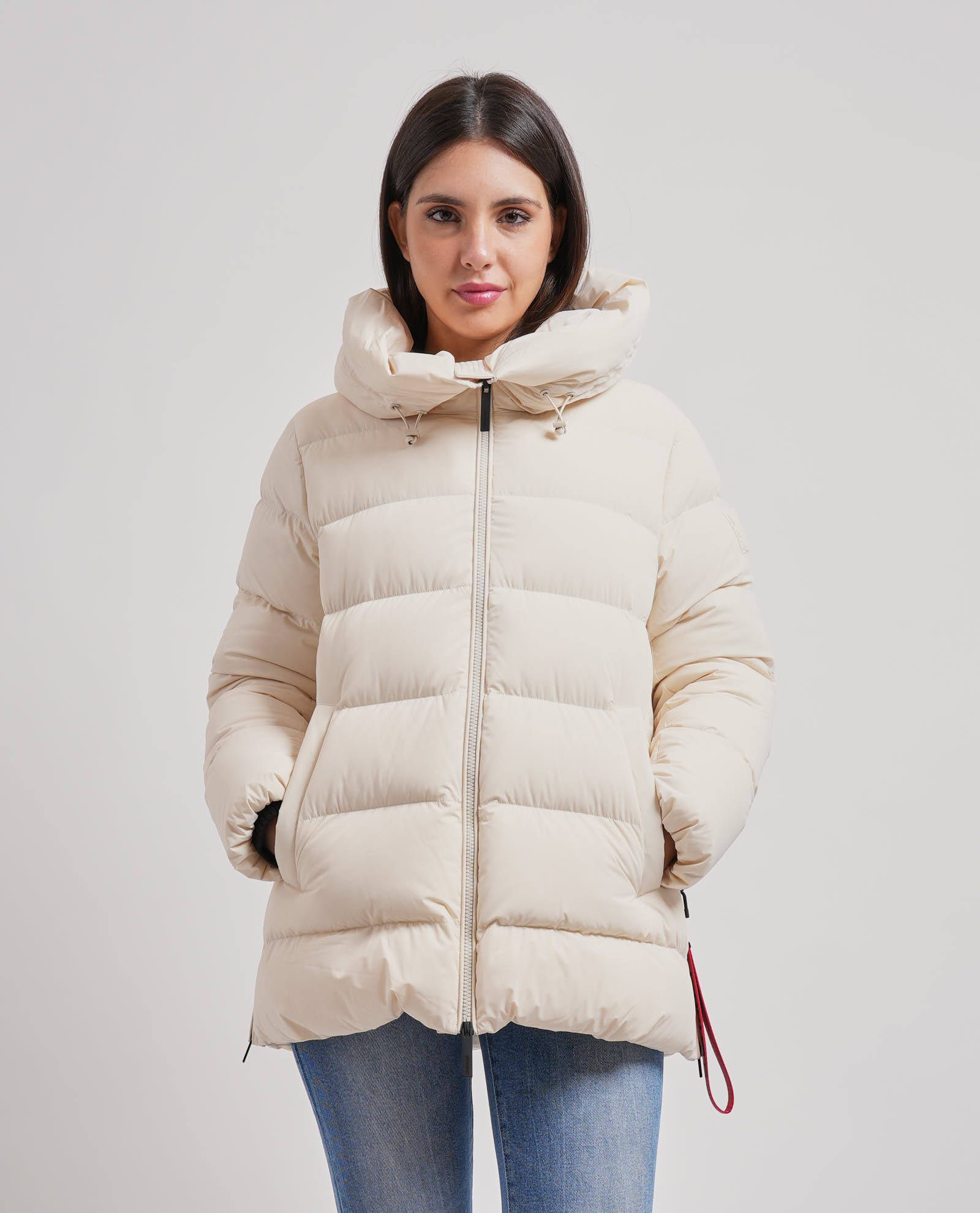 After Label Coats In Bianco Neutri