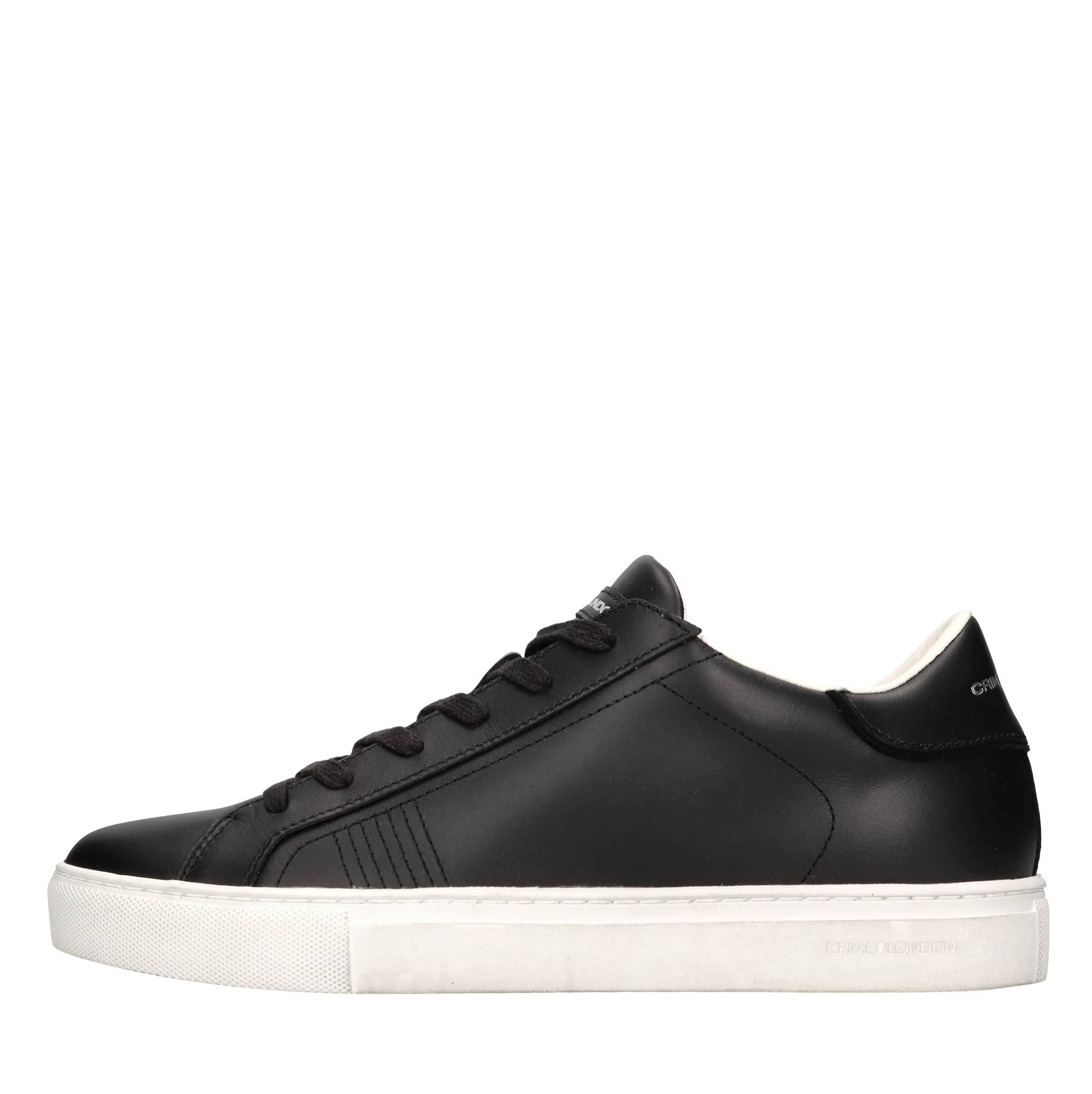 Crime London Extralight Leather Lace-up Sneakers In Blue