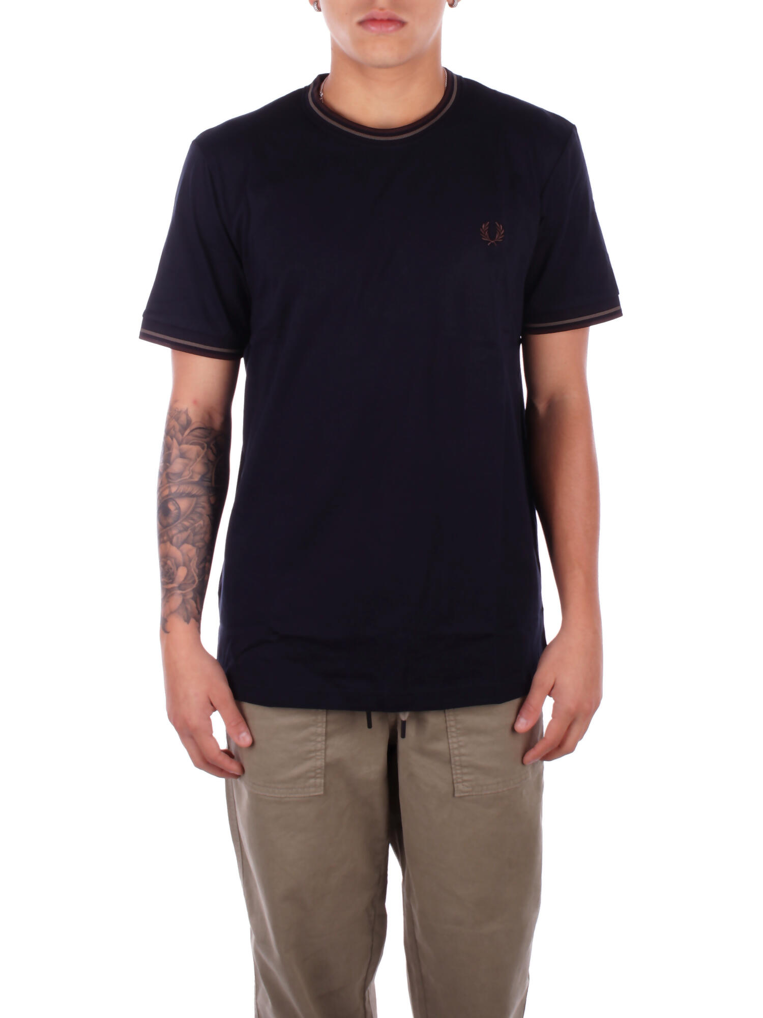 Fred Perry T-shirt en Polo Marine groen
