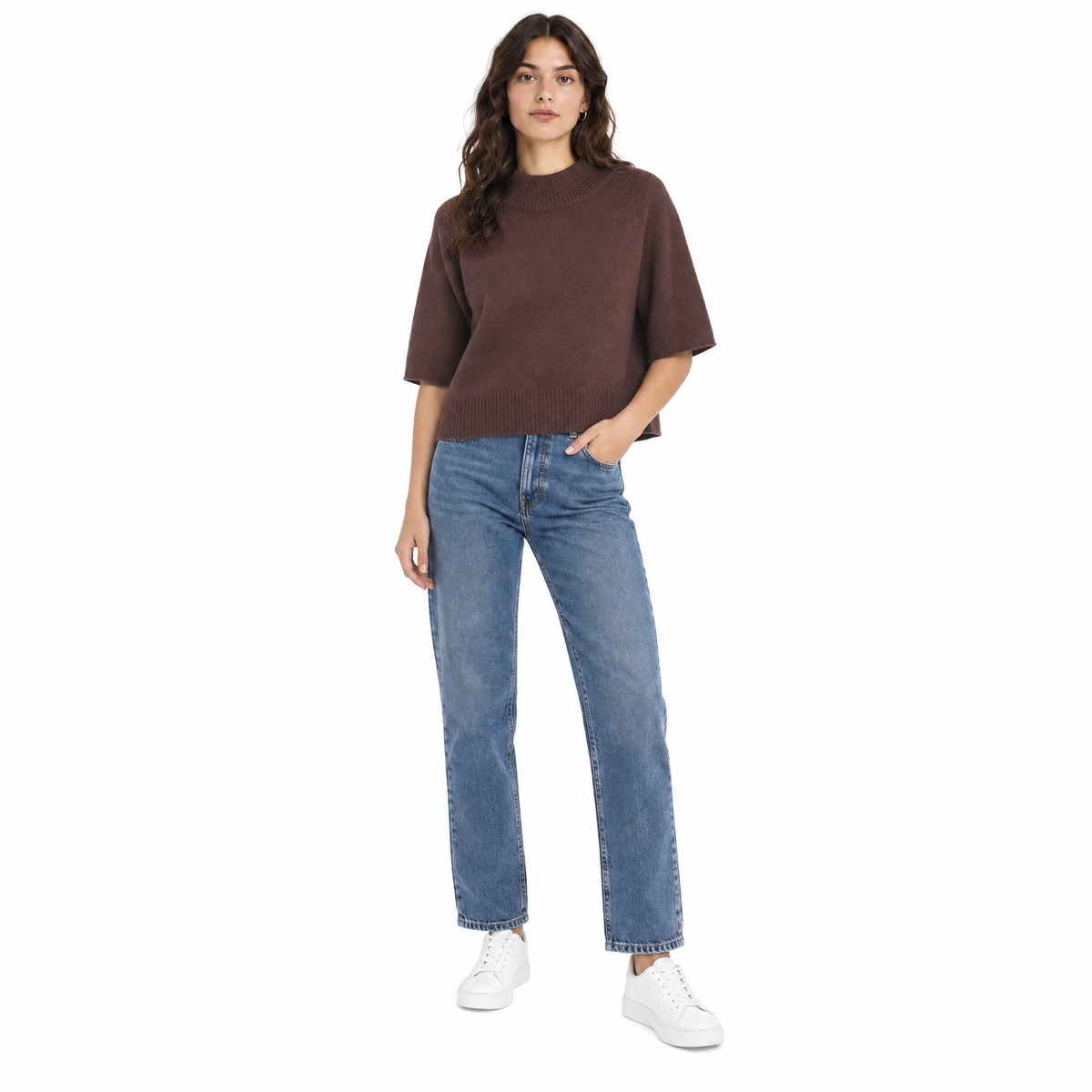 Manila Grace Shirts Braun