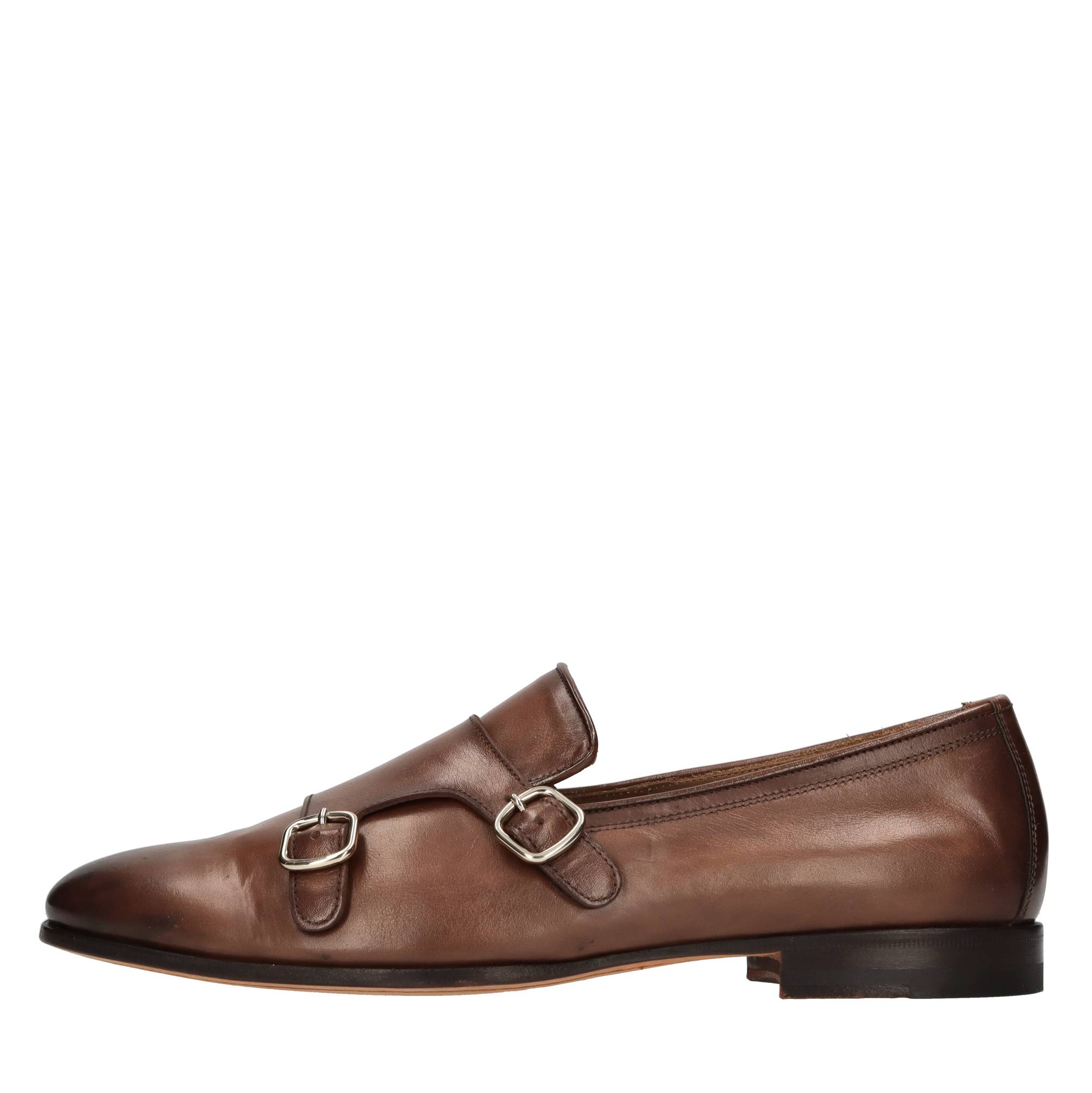 Santoni Lage schoenen Bruin