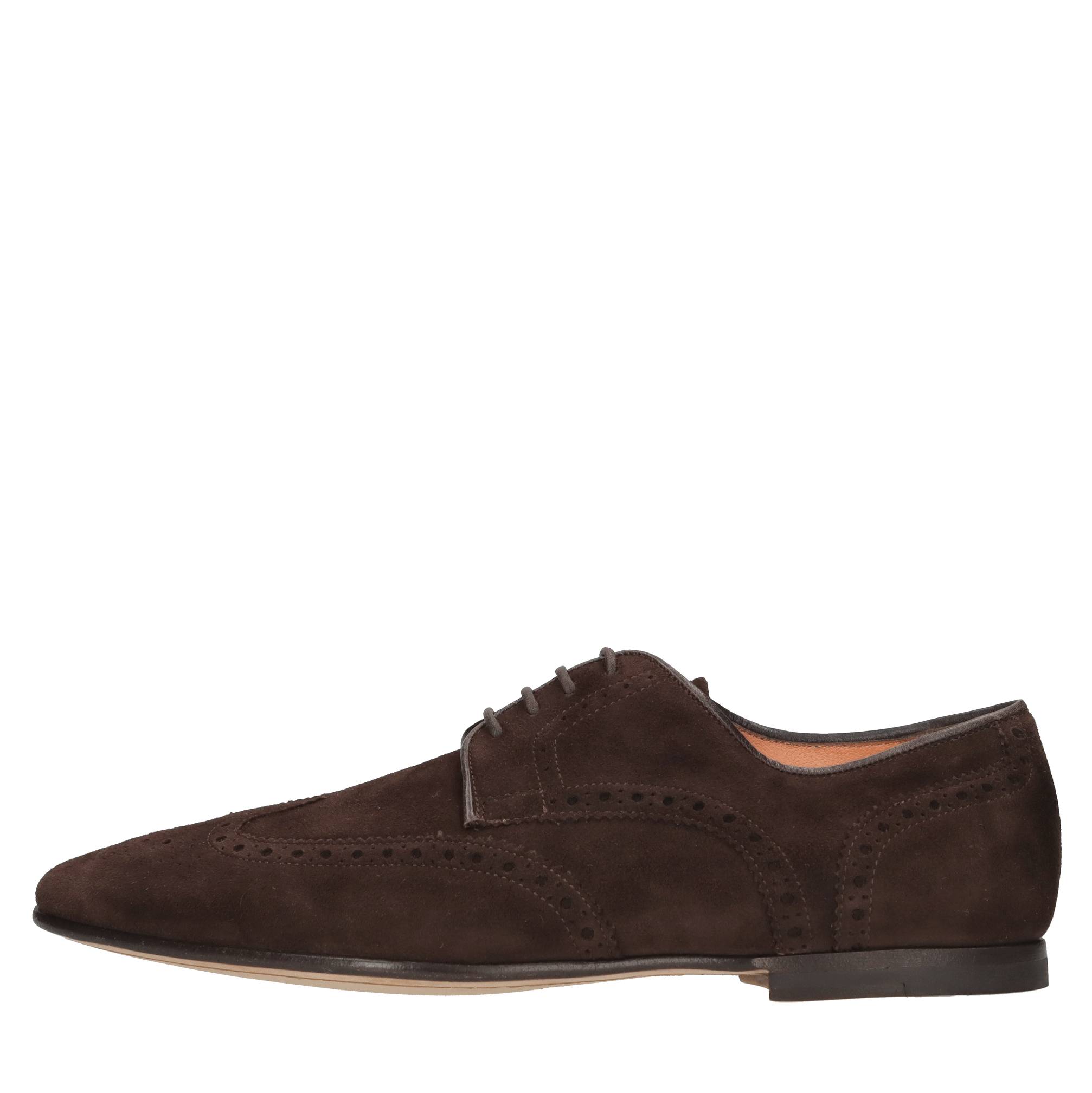 Santoni Lage schoenen Bruin