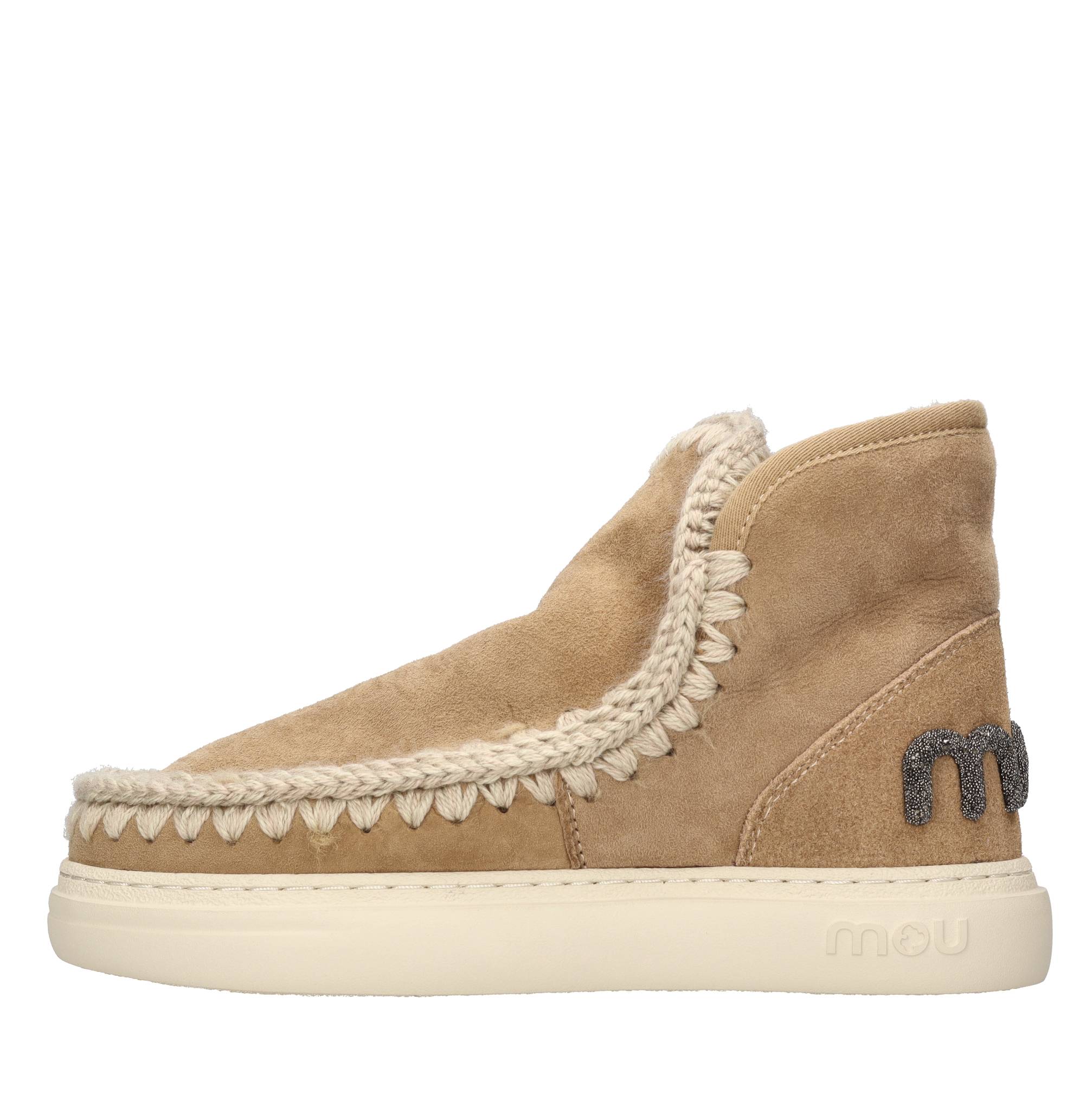 Mou Camel Boots In Cammello Chari