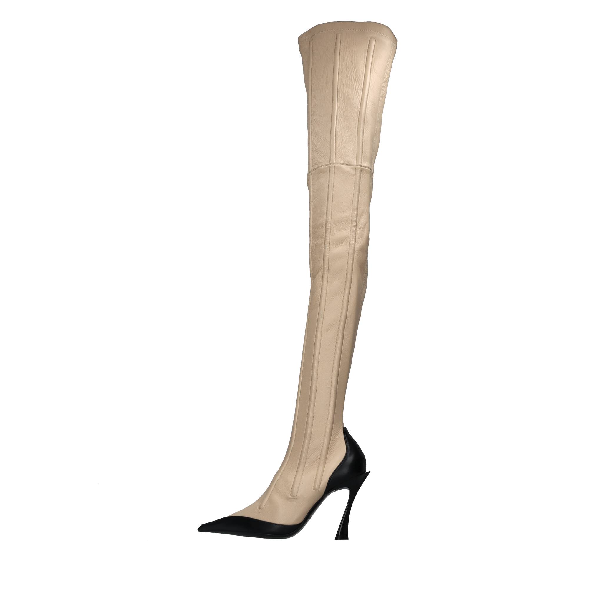 MUGLER Boots Beige