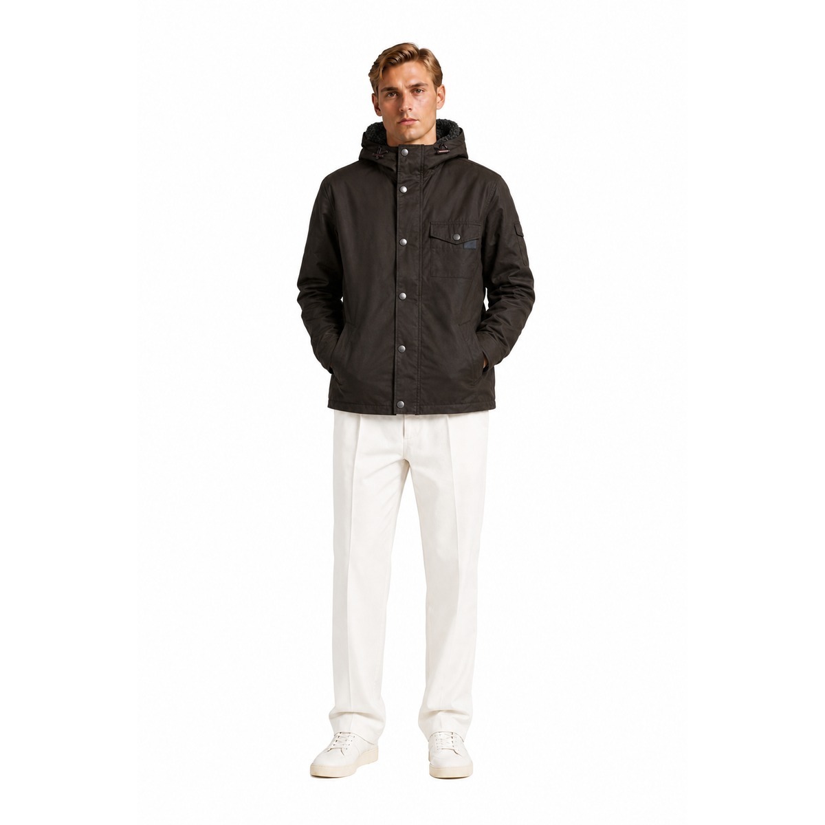 Barbour International Olivenjacken