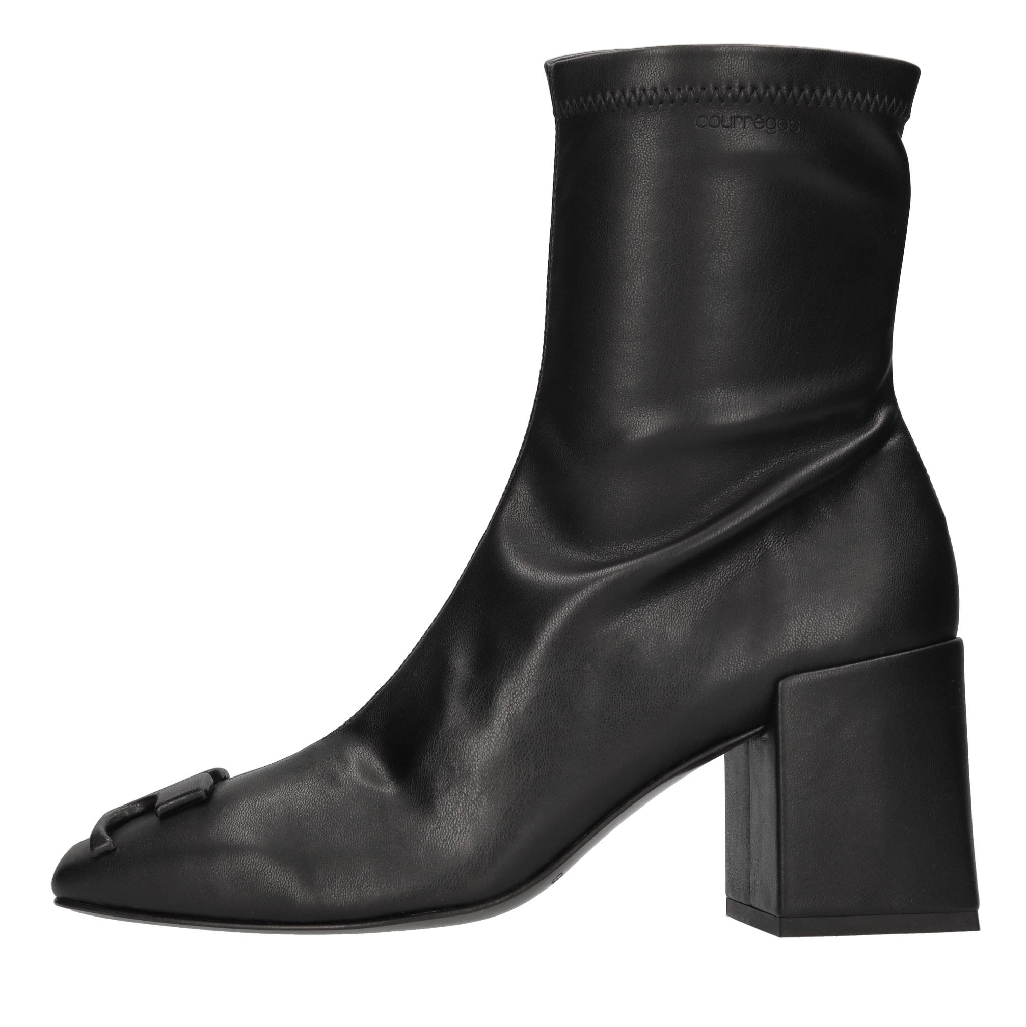 Courreges Stiefel schwarz