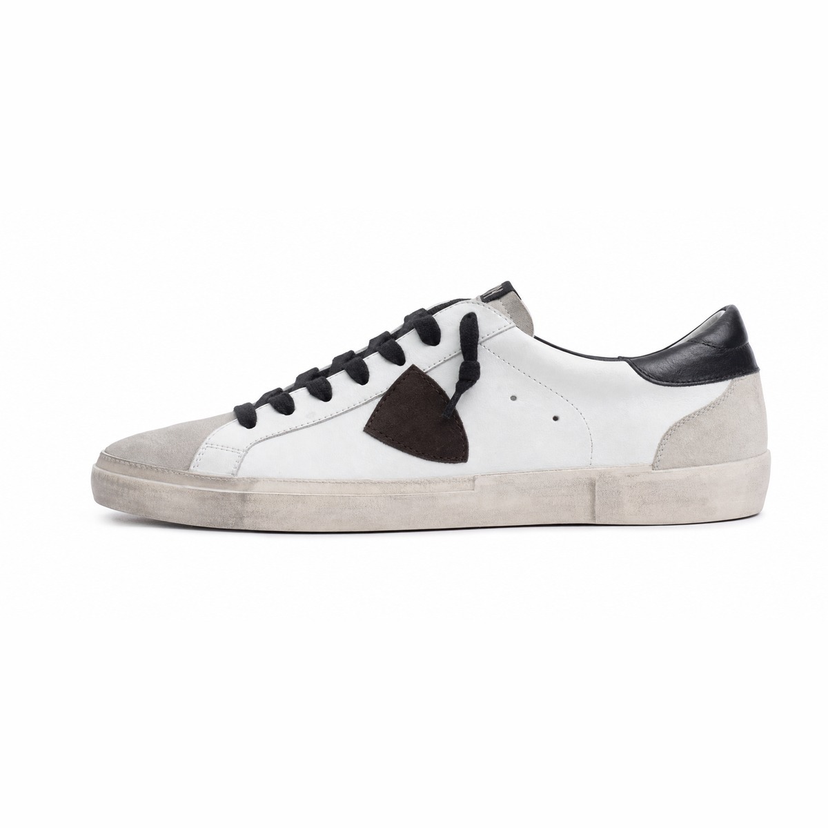 Philippe Model Schwarze weiBe Sneaker