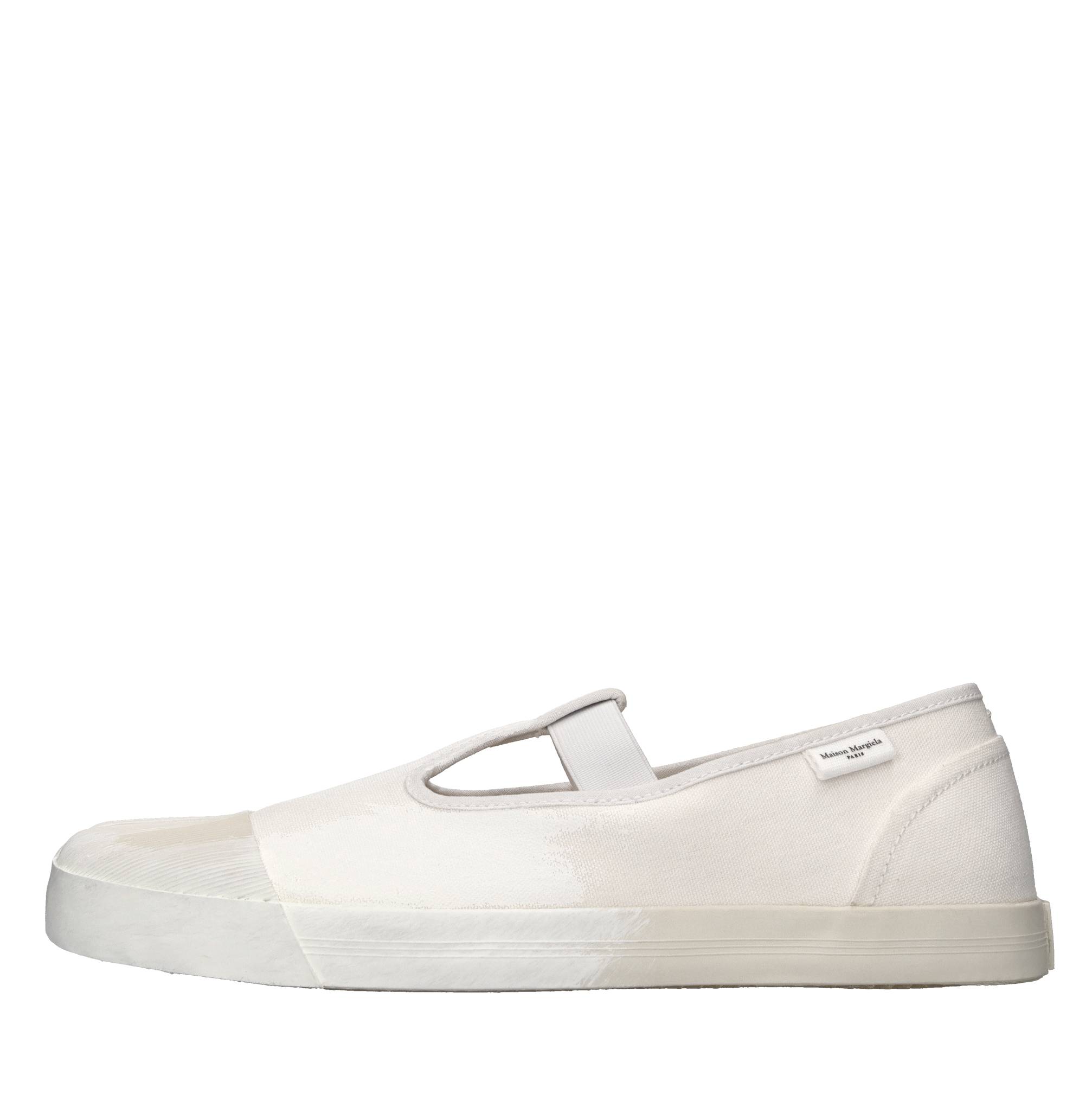 Maison Margela Niedrig Schuhe WeiB