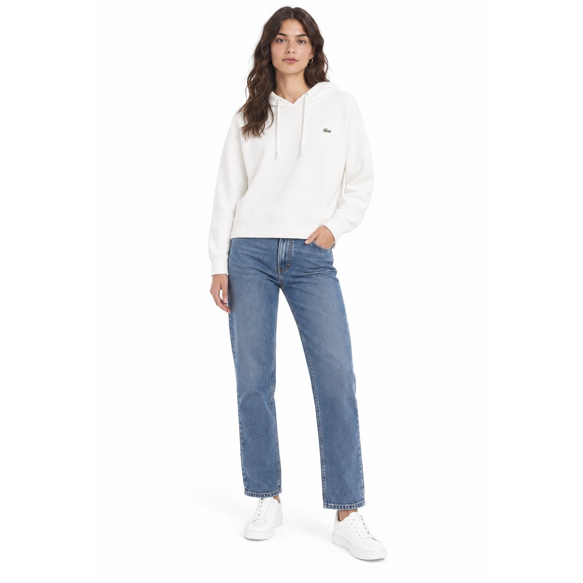 Lacoste Overhemden wit