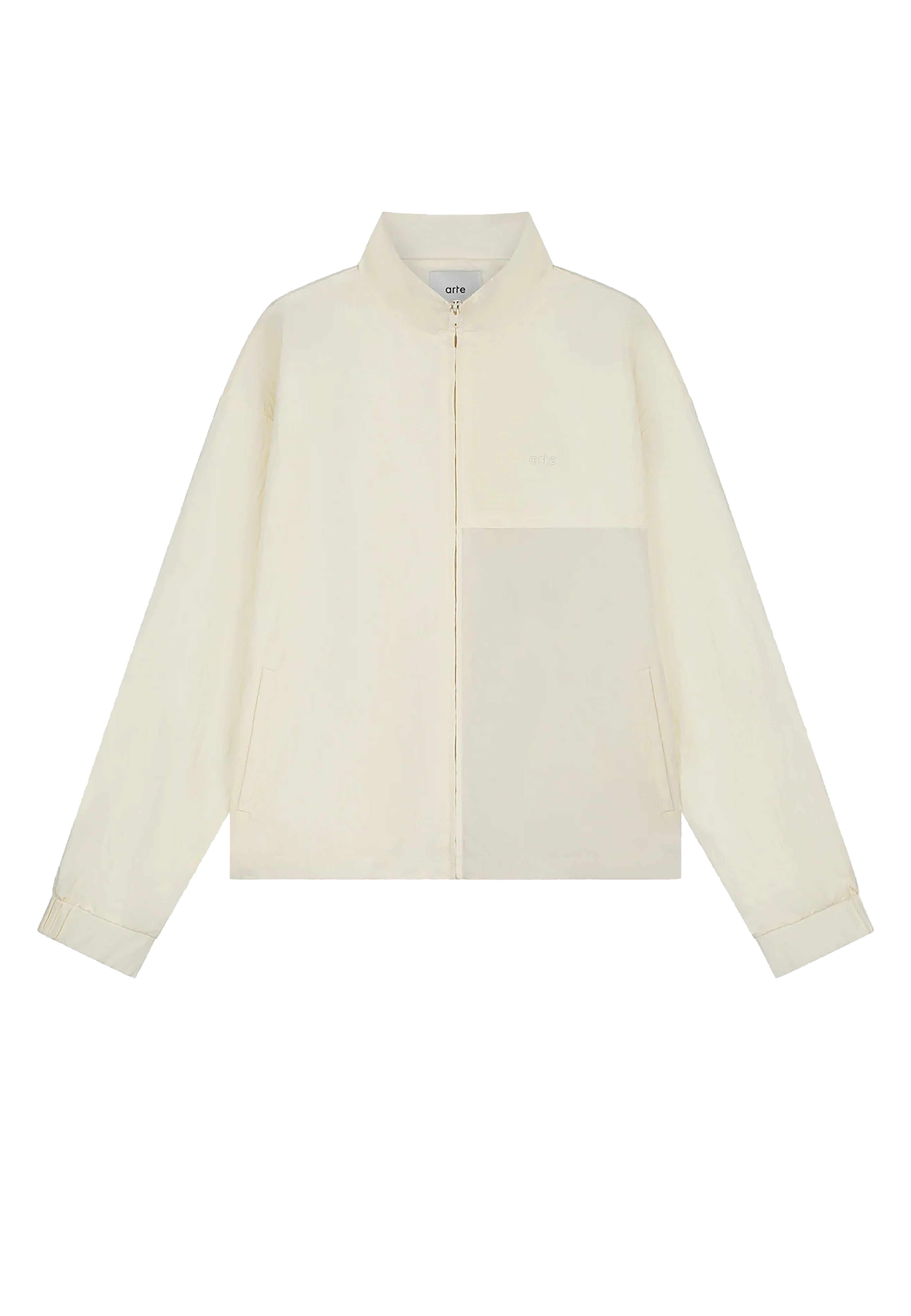 Mannen Jumpsuit Squared Track Jacket Cream