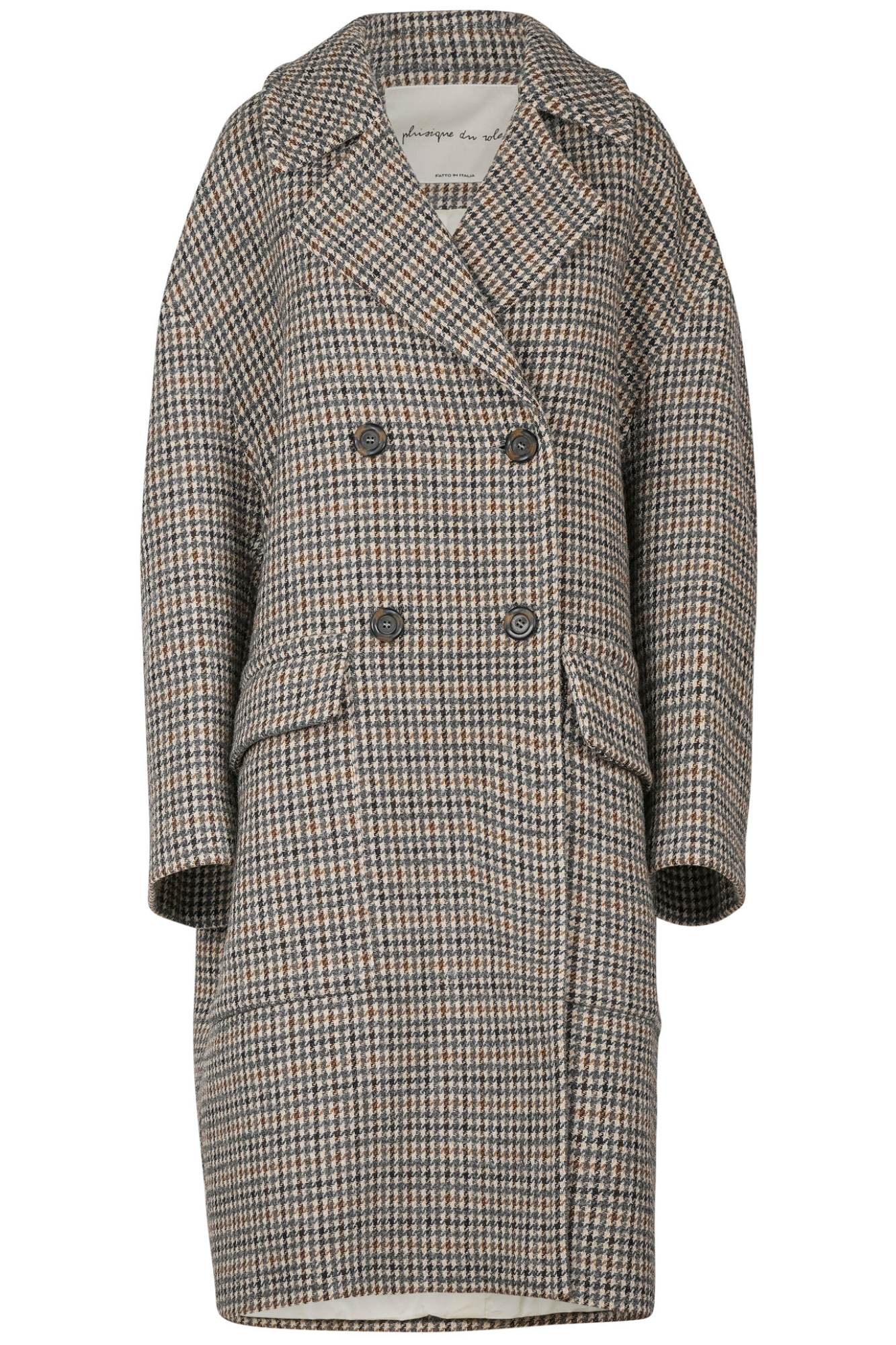 Phisique Du Role - Coat - 460191 - Beige/grigio In Gray