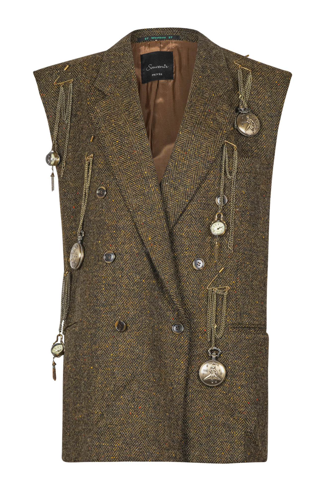 Souvenir - Vest - 460415 - Variant B In Green