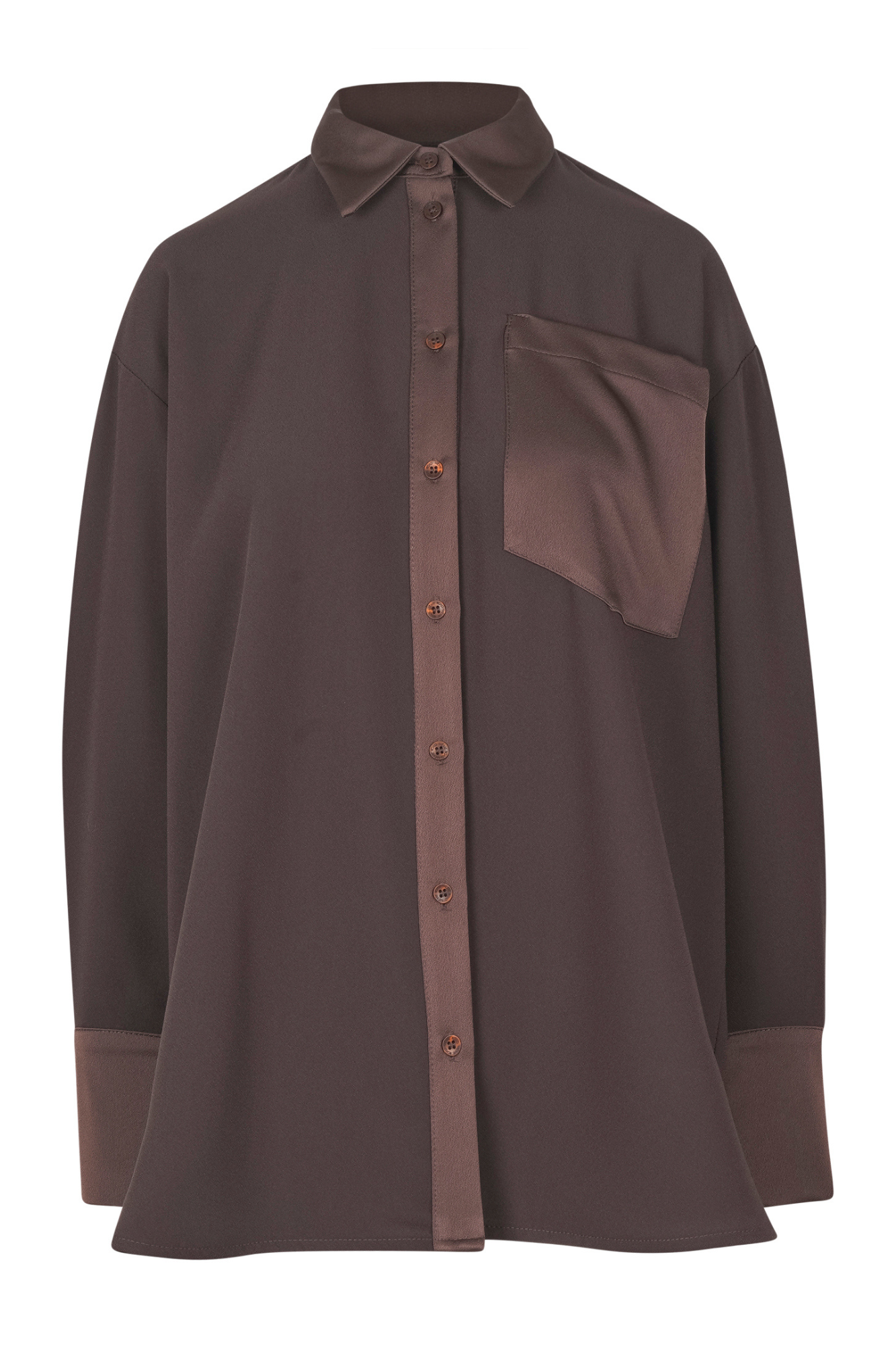 Même Road Meme Road - Shirt - 460012 - Chocolate In Brown