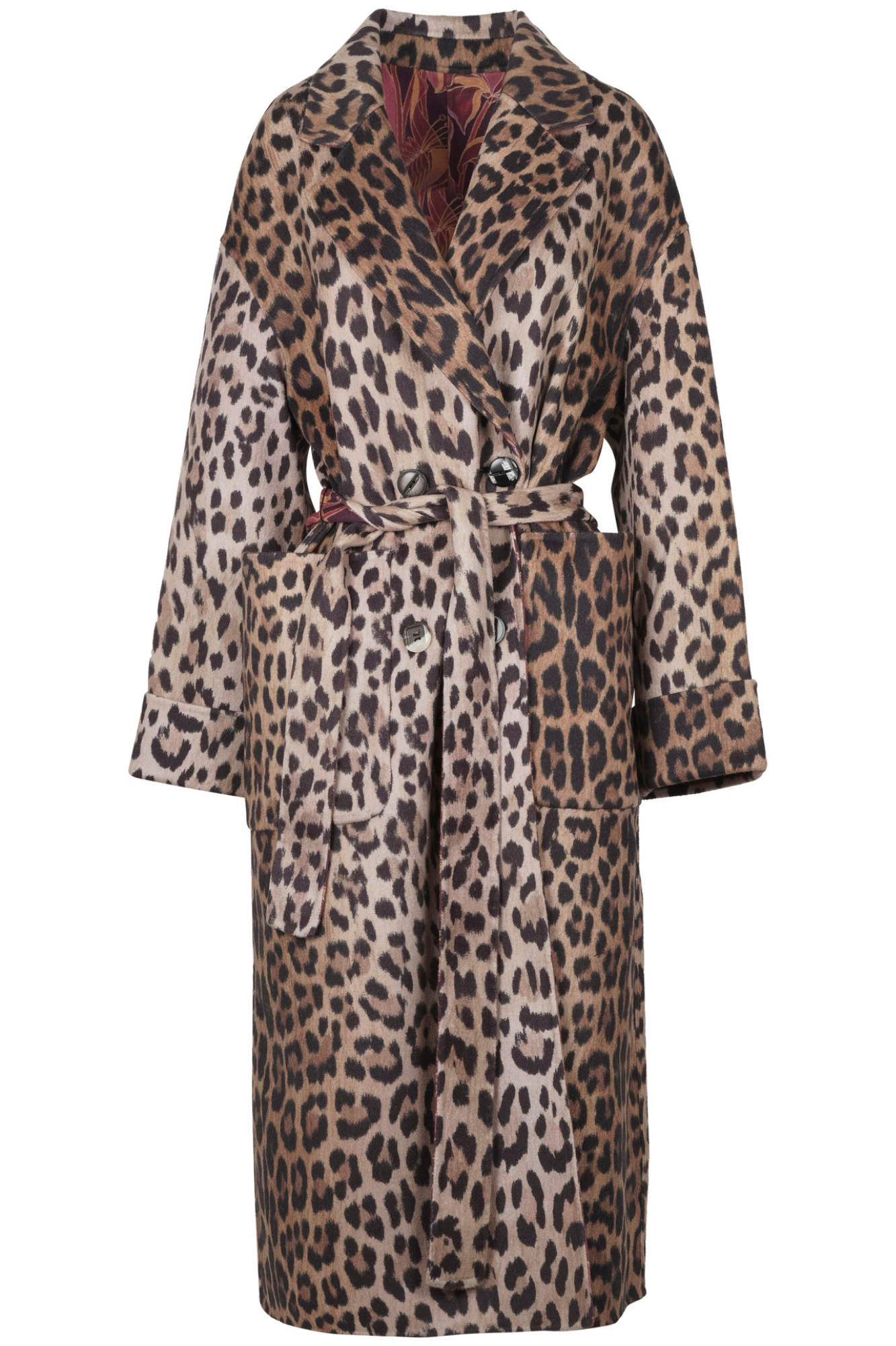 Maliparmi - Coat - 460723 - Black/beige In Animal Print