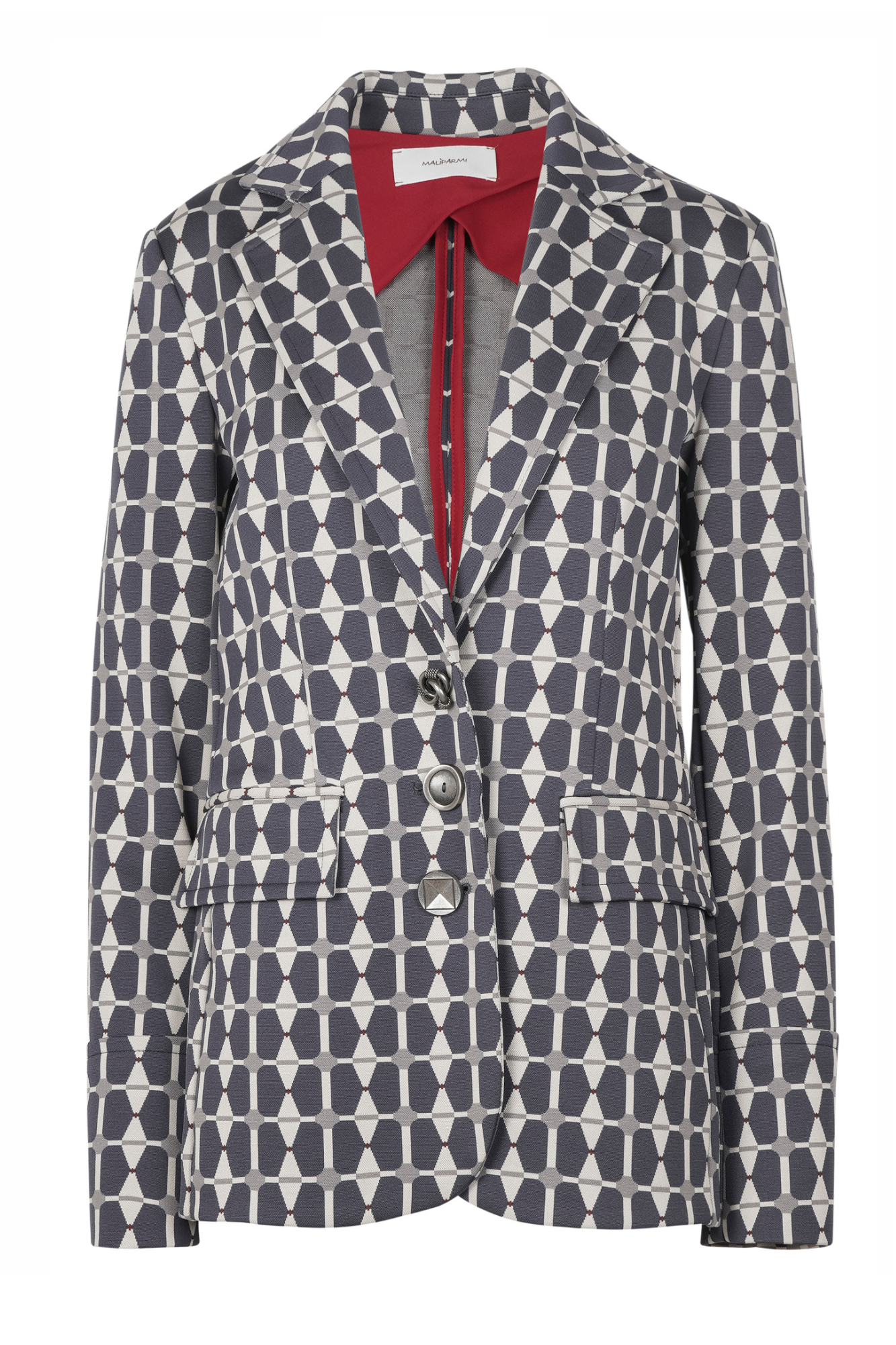 Maliparmi - Jacket - 460727 - Grey/ivory
