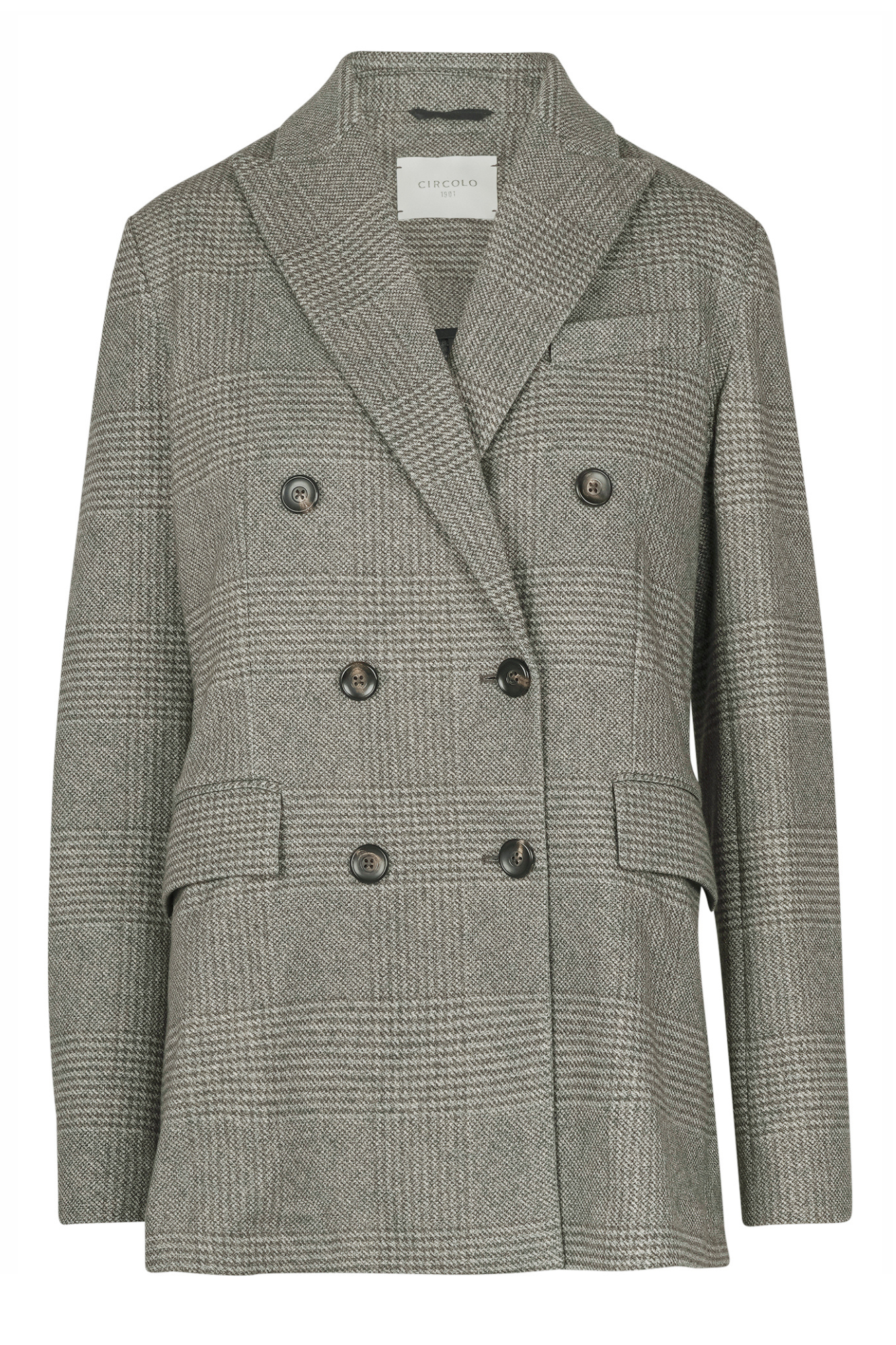 Circolo 1901 - Jacket - 461256 - Chocolate Fantasia In Gray