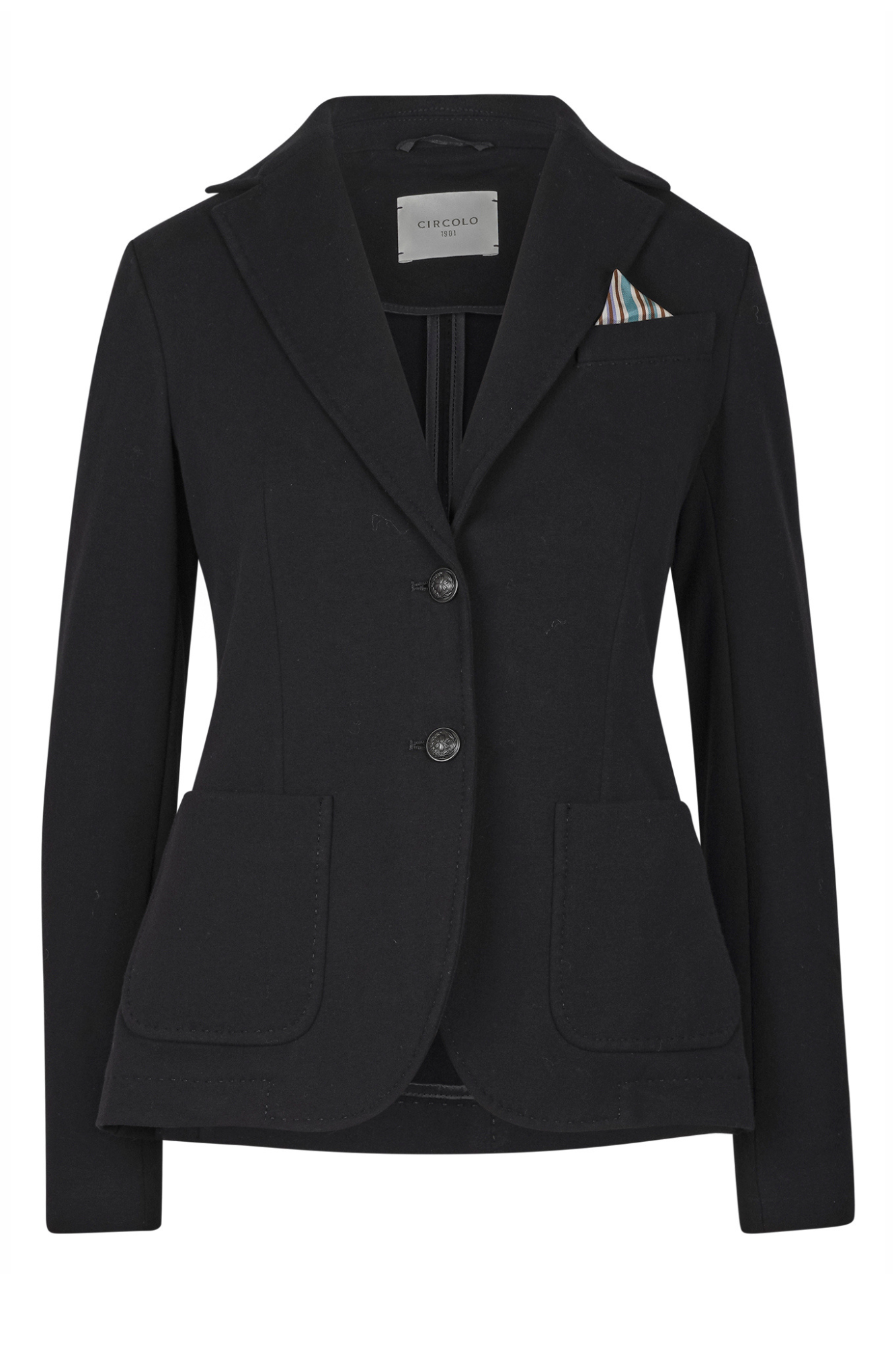 Circolo 1901 - Jacket - 461260 - Black In Animal Print