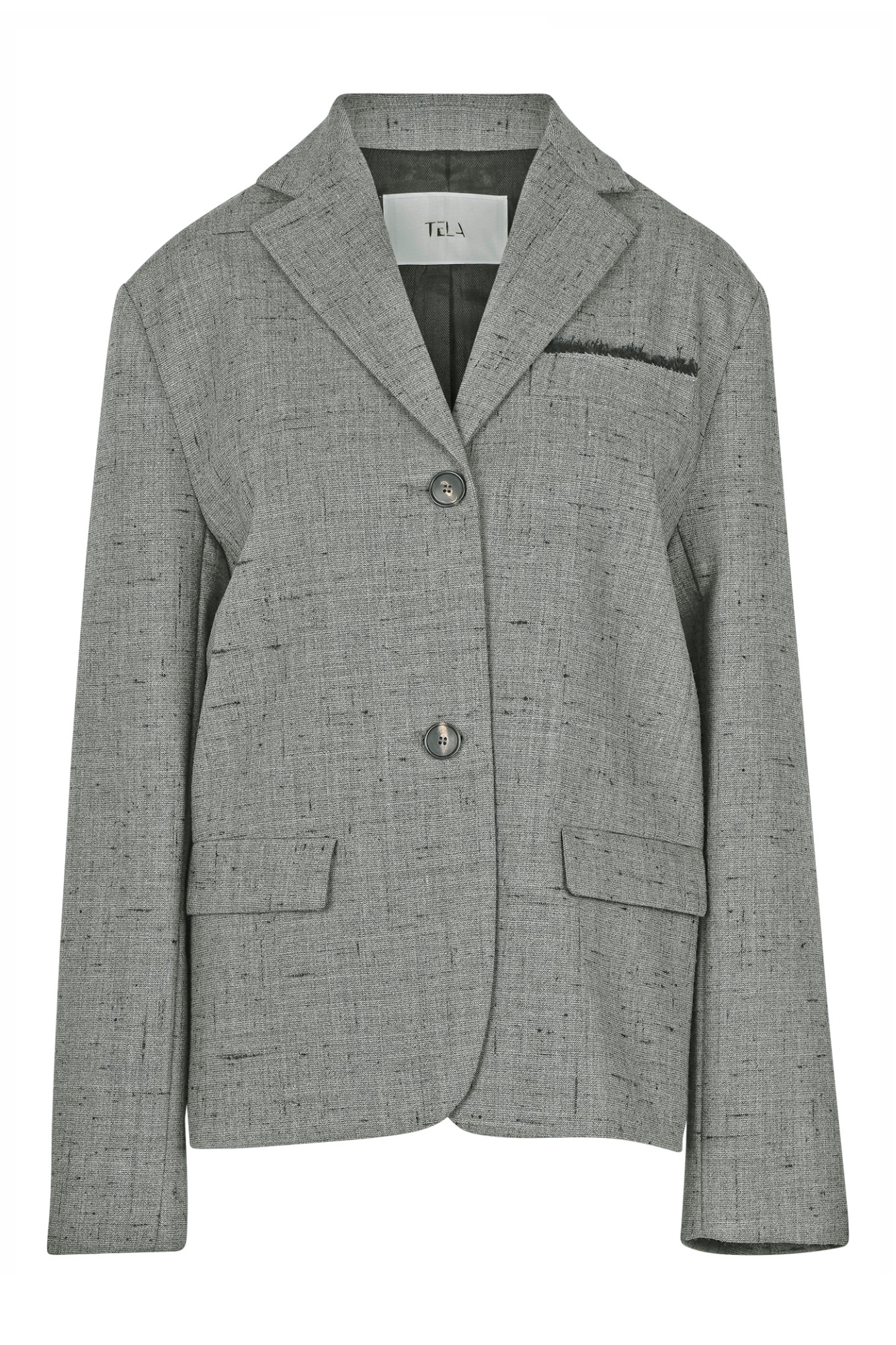 Tela - Jacket - 460442 - Grey In Gray