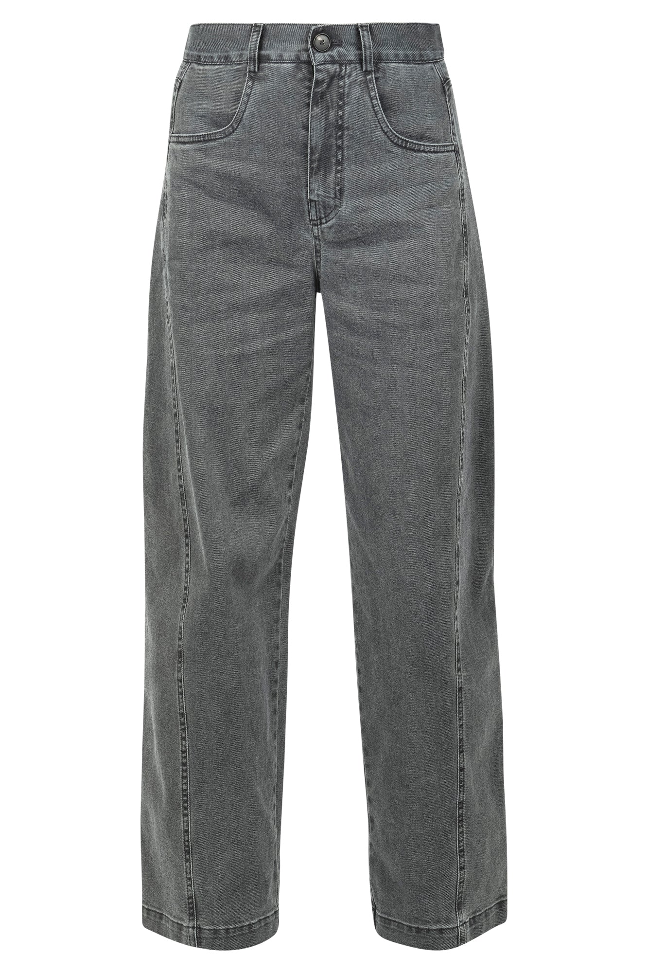 Tela - Trousers - 460447 - Antracite In Gray