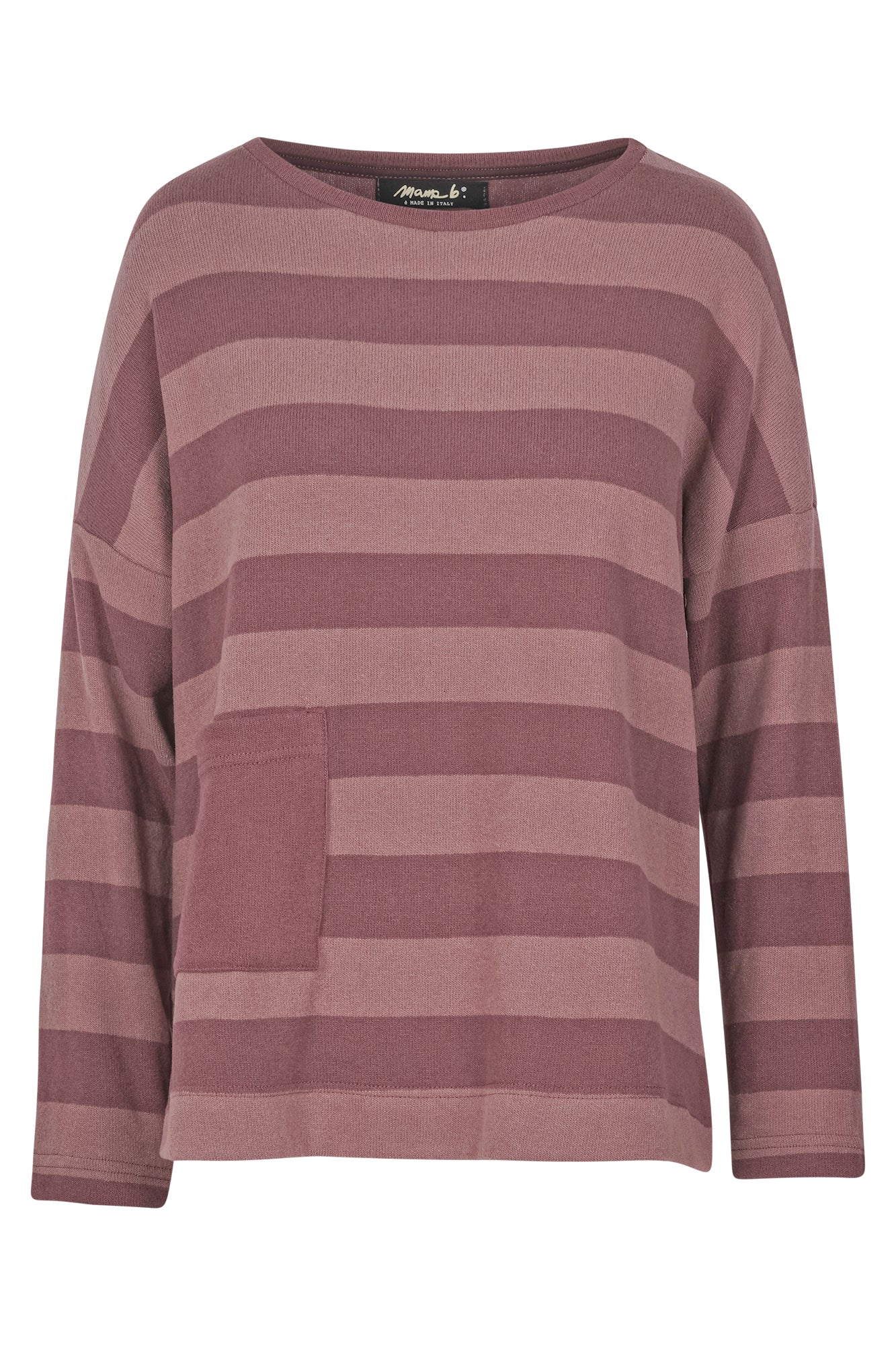 Mama B - Maglia - 460661 - Rosa/cipria In Burgundy