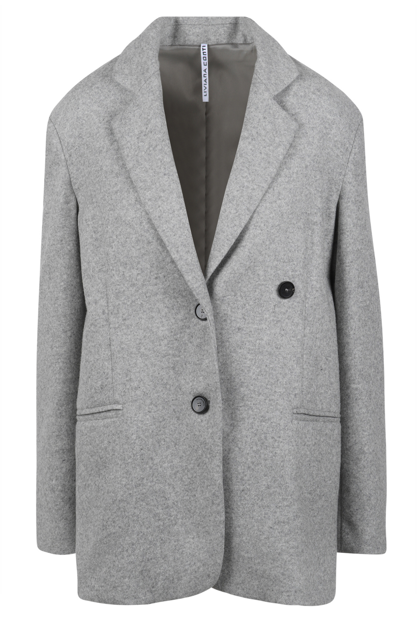 Liviana Conti - Jacket - 460134 - Light Grey In Gray