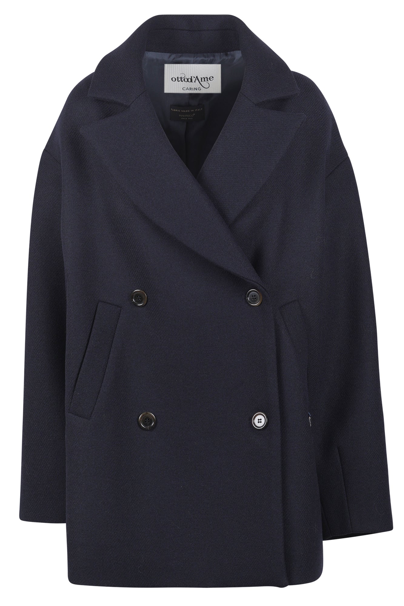 Ottod'ame - Coat - 461118 - Blue In Multi