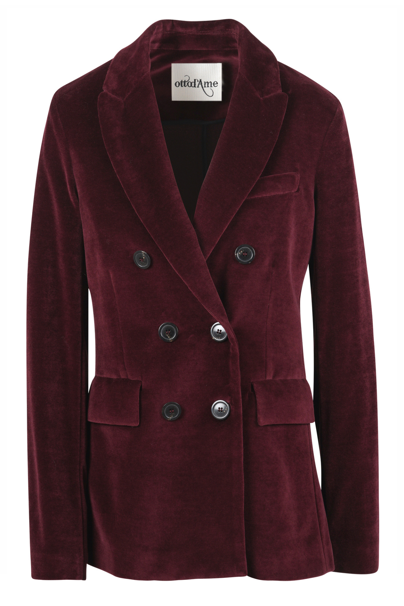 Ottod'ame - Jacket - 461120 - Bordeaux In Multi