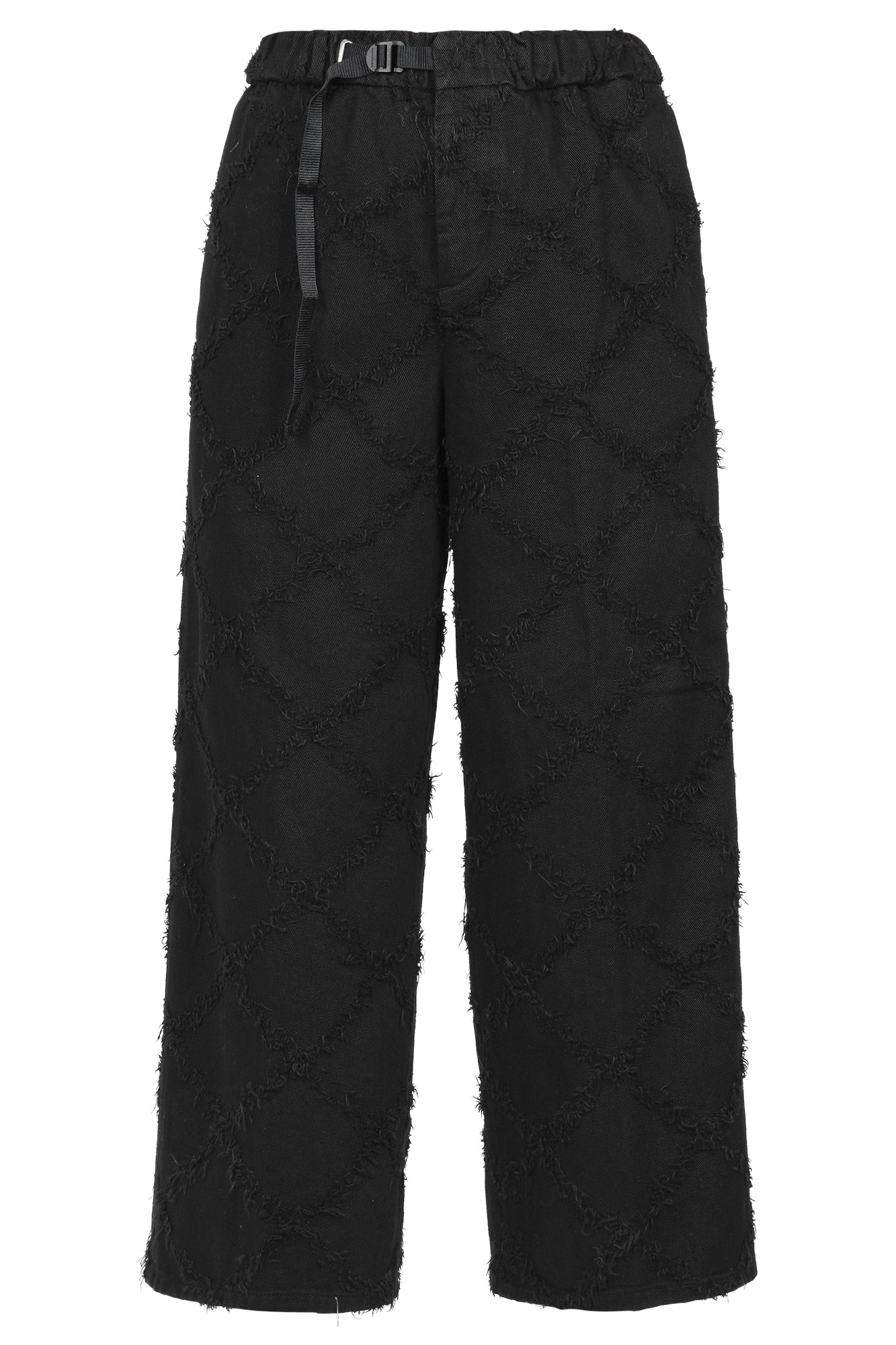 White Sand - Trousers - 460106 - Black In Black