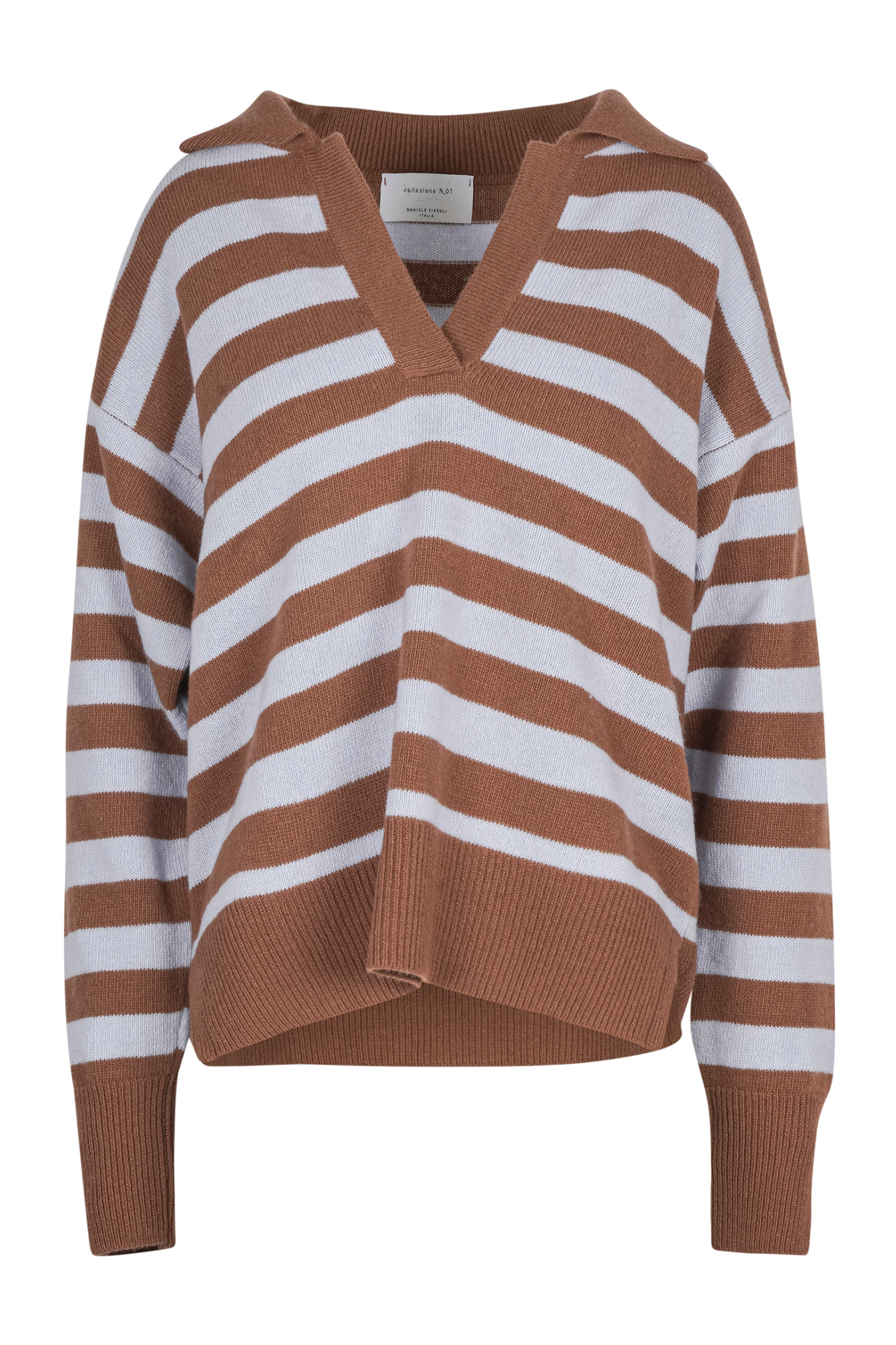 Daniele Fiesoli Collezione_01 - Shirt - 460469 - Tobacco Azzurro