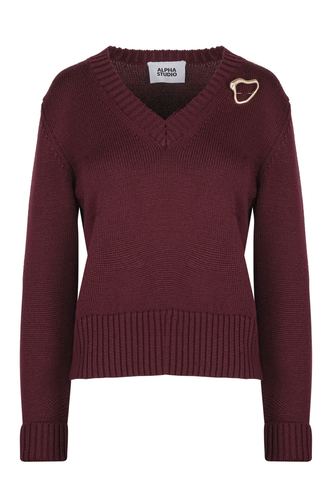 Alpha Studio - Maglia - 461204 - Bordeaux