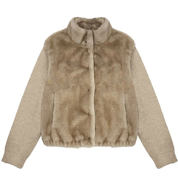 Mc2 Saint Barth Mc2 Saint Barley Mael Fur-00232i In Brown