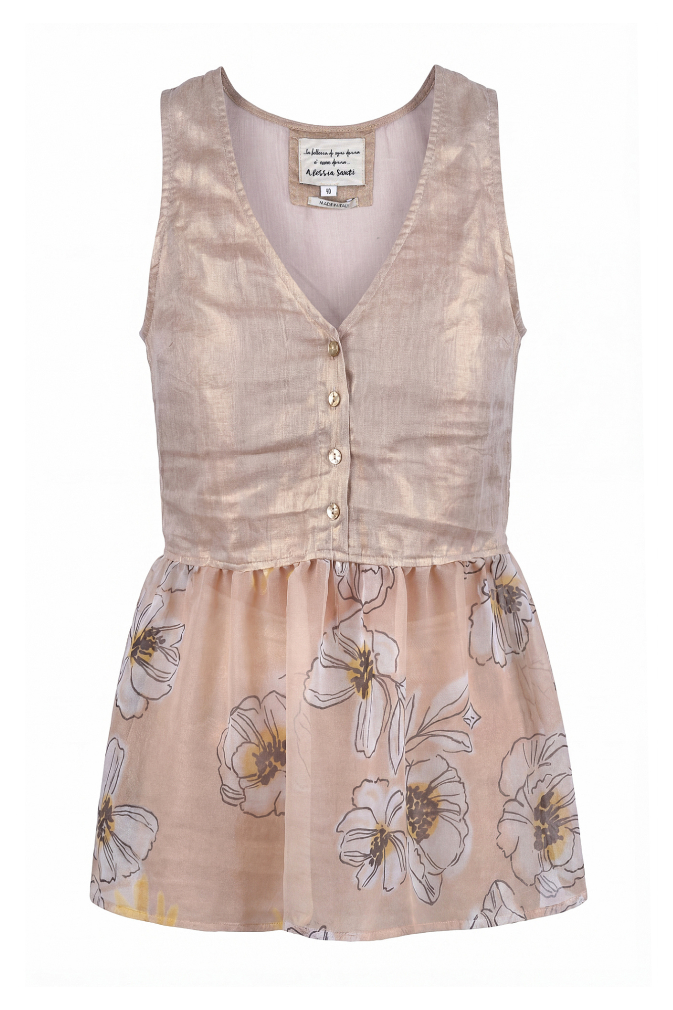 Alessia Santi - Top - 470189 - Gold