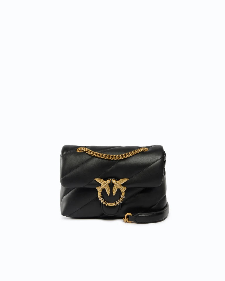 Pinko Bolso y correa de hombro puff mini nueva hebilla