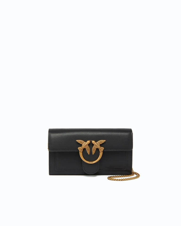 PINKO Borsa mini LOVE ONE WALLET C VITELLO SETA