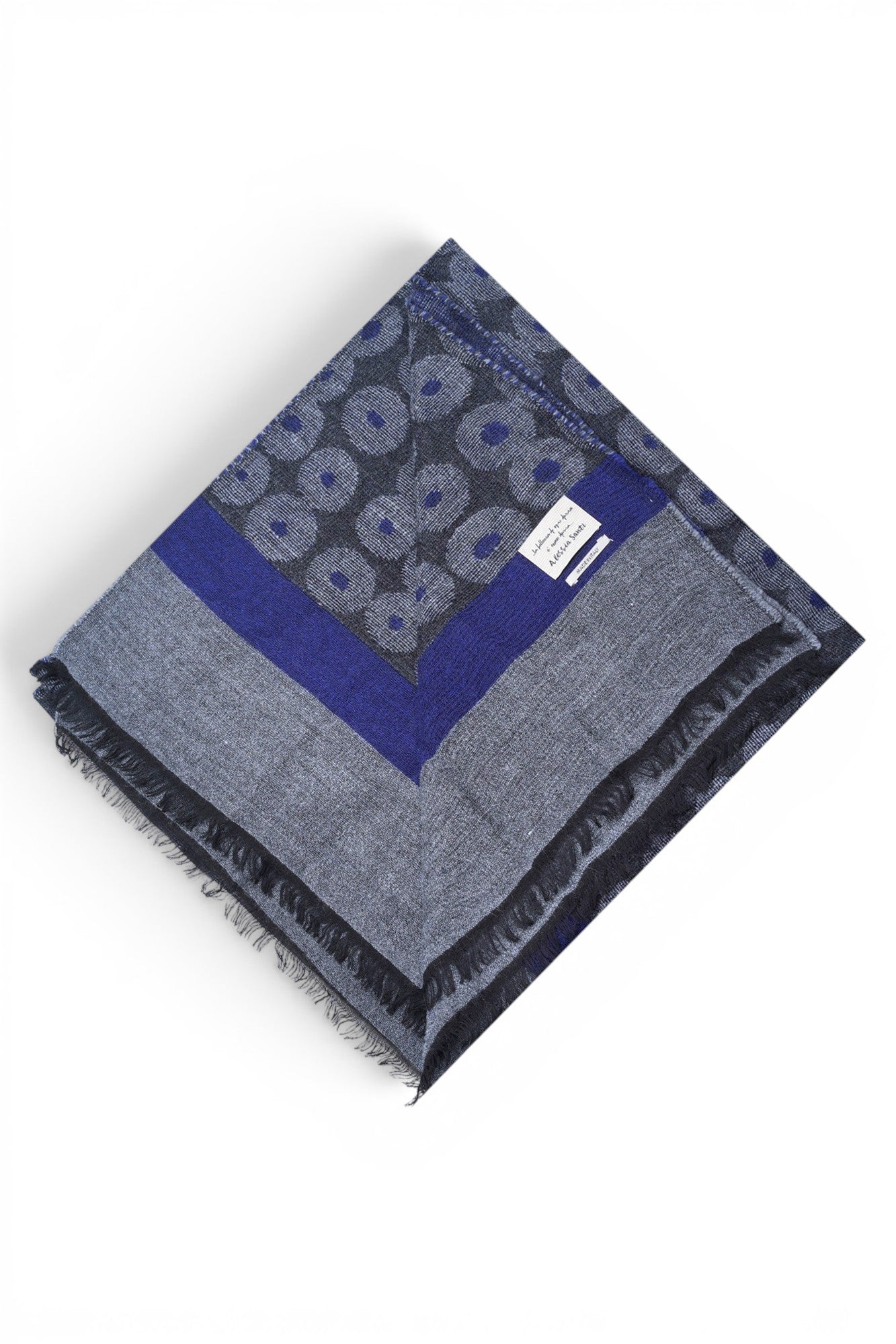 Alessia Santi - Sjaal - 480528 - grijs/blauw