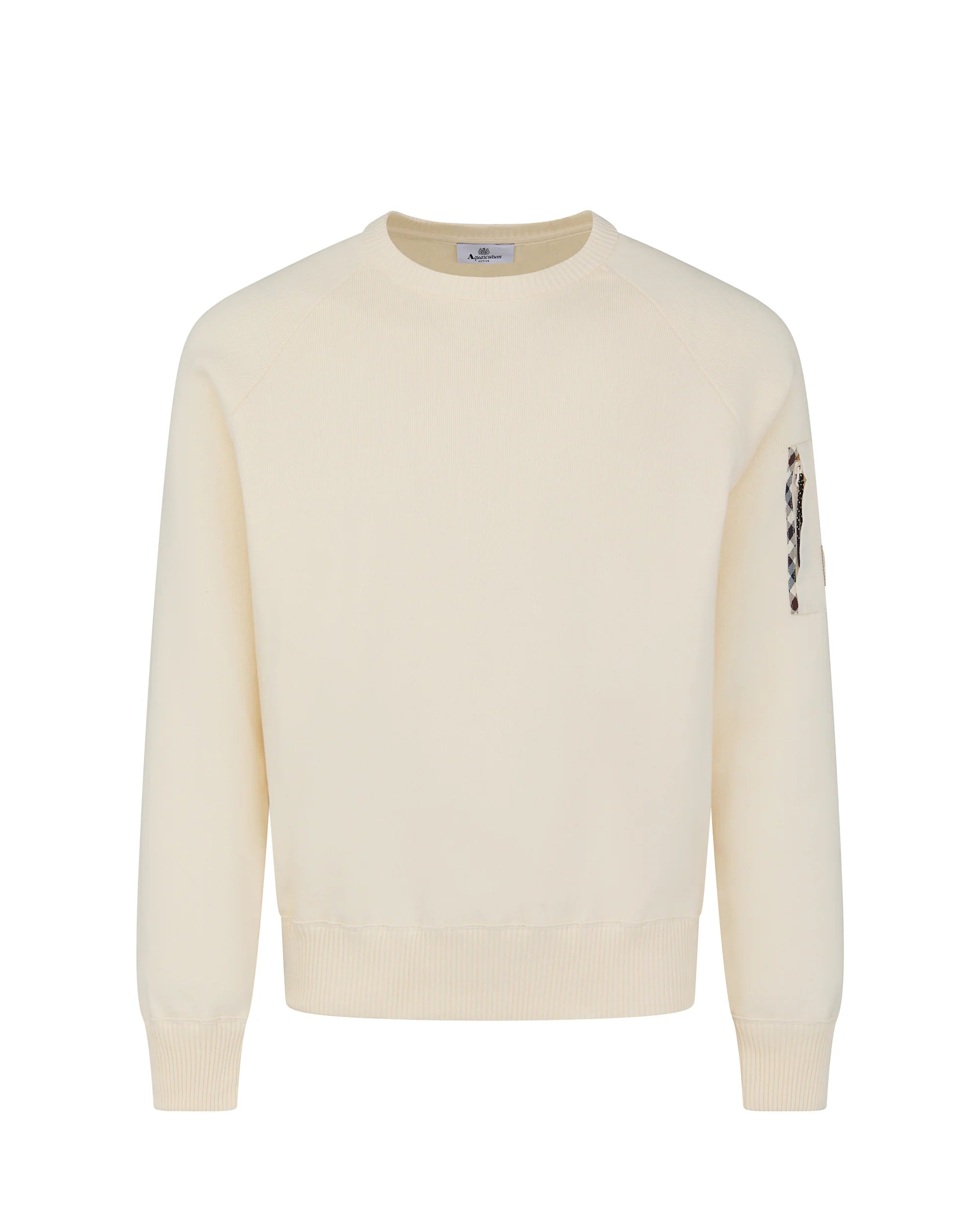 Aquascutum gebreide trui van katoen breien AA_A006_WO004