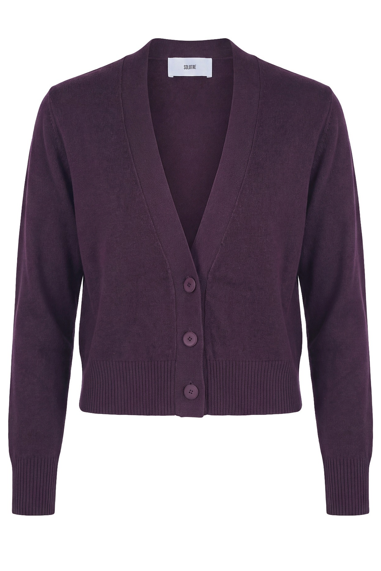 Solotre - Cardigan - 480500 - Bordeaux