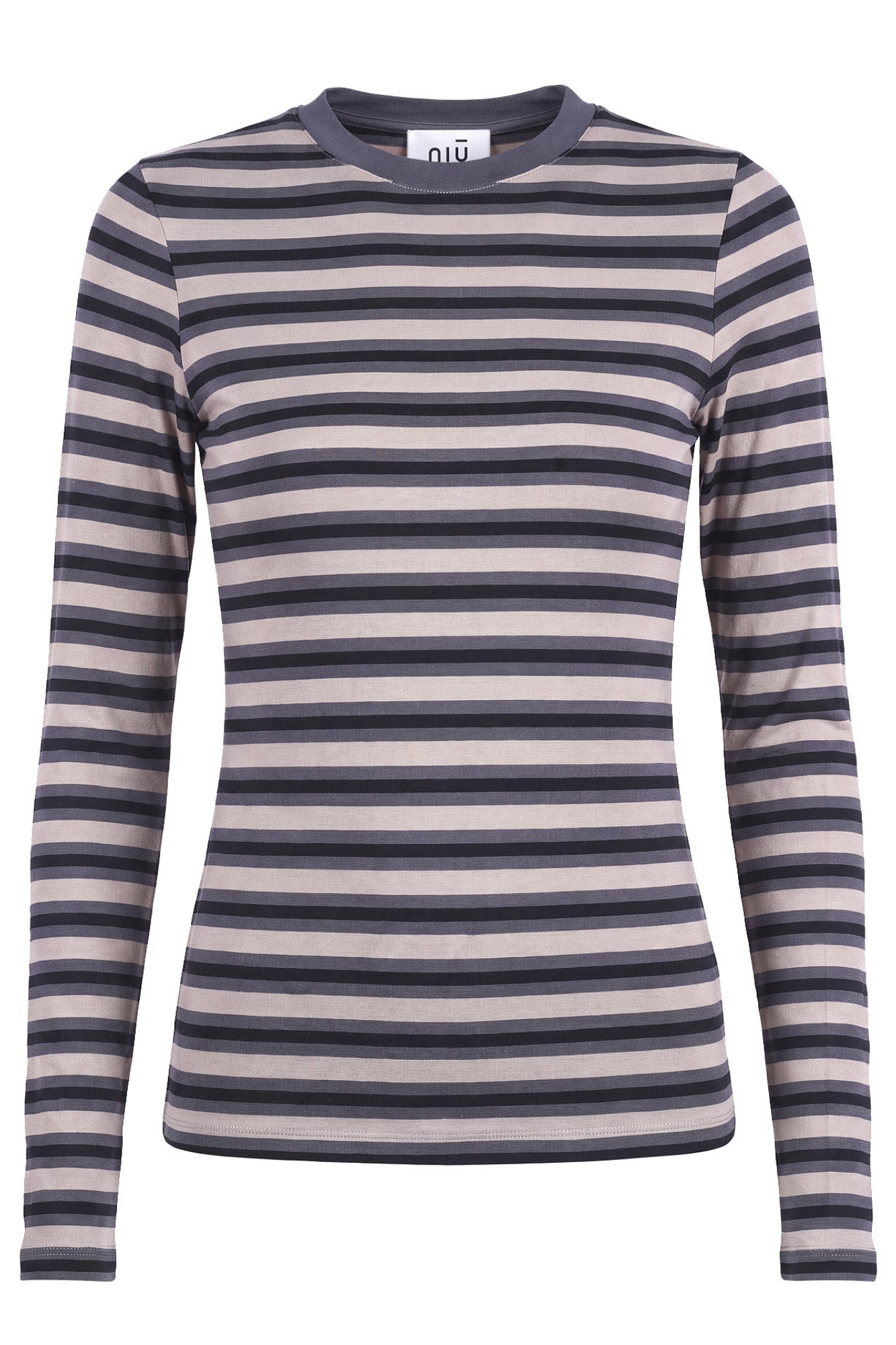 Niu - T-shirt - 480649 - Beige/Grigio