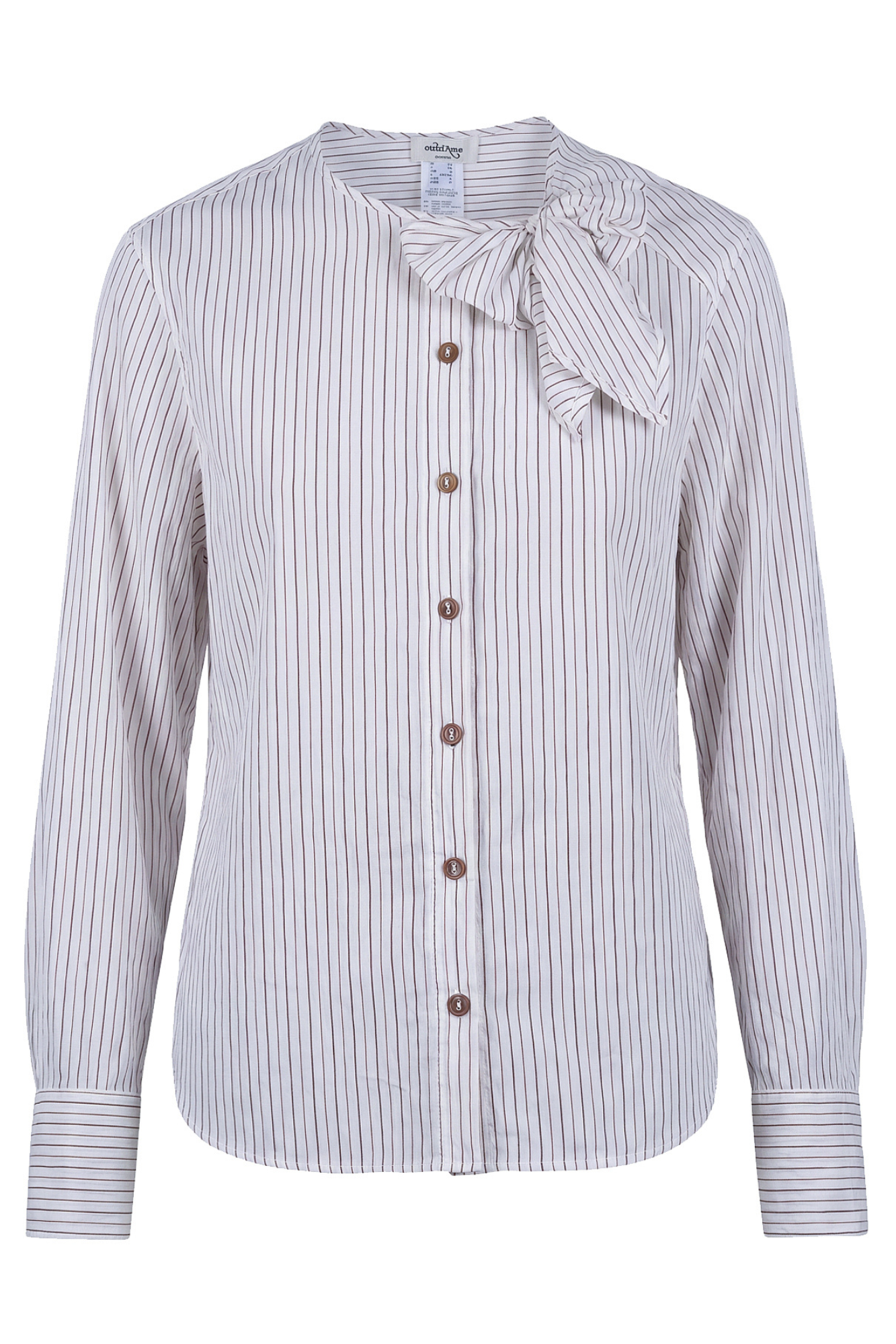 Ottod'ame - Shirt - 480366 - Furnace In Panna/marrone