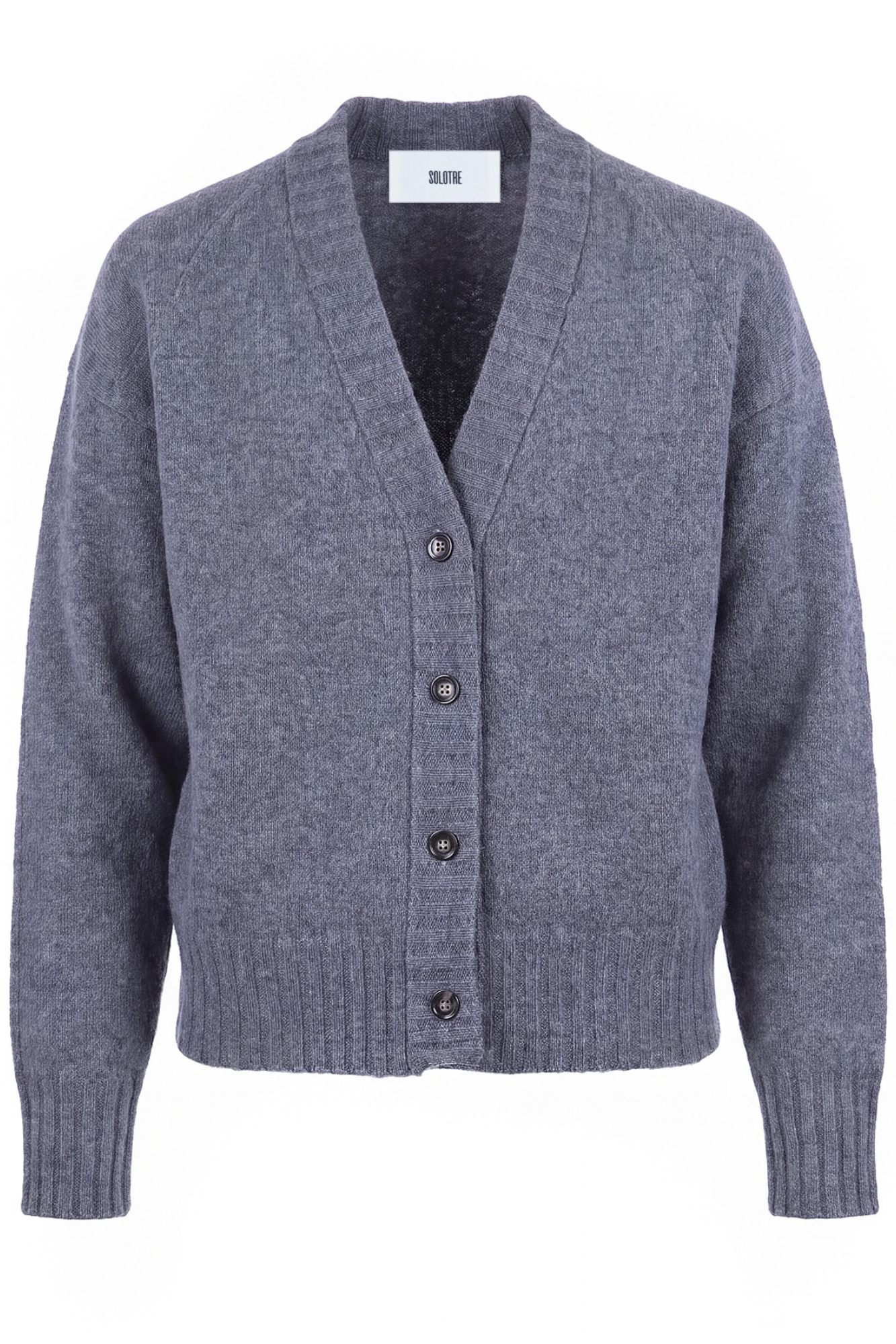 Solotre - Cardigan - 480498 - Grey
