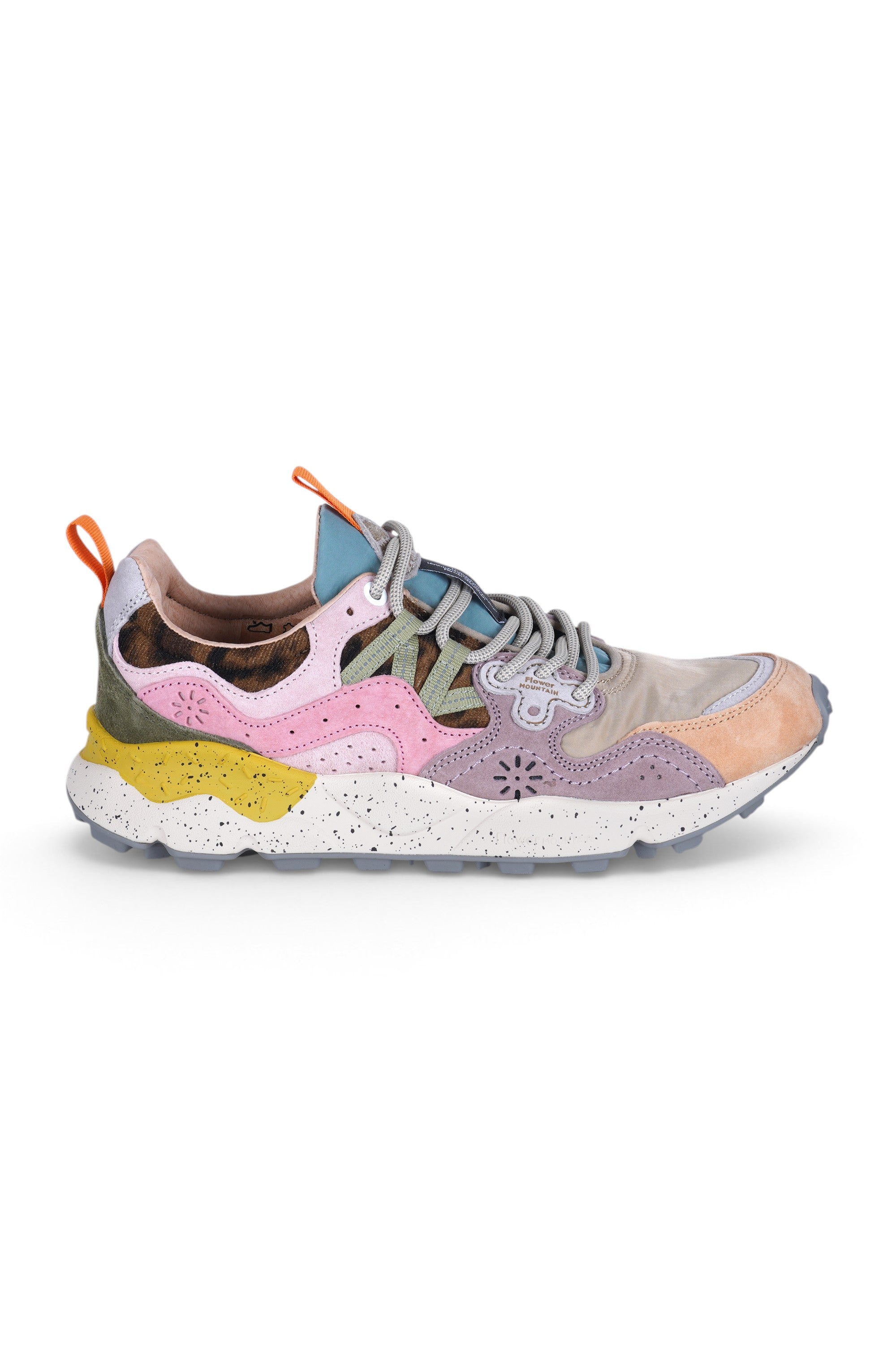 Flower Mountain - Sneakers - 480806 - Grey/rosa In Multi